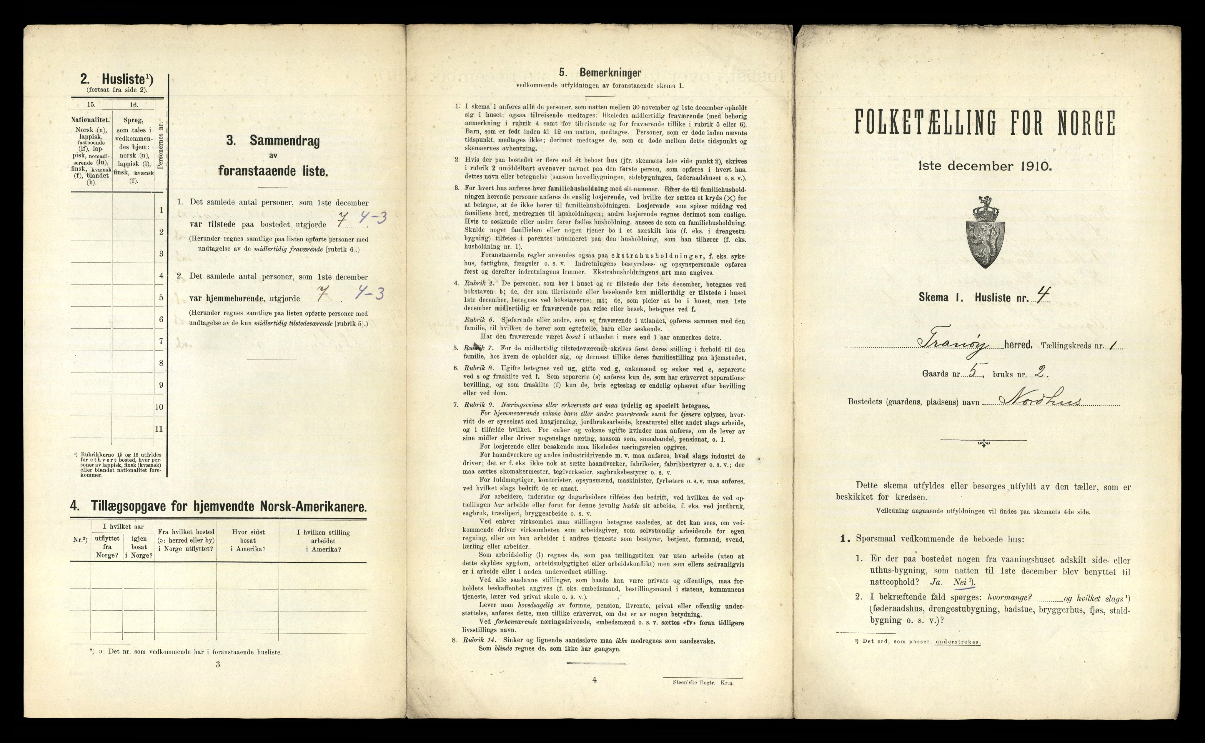 RA, Folketelling 1910 for 1927 Tranøy herred, 1910, s. 25