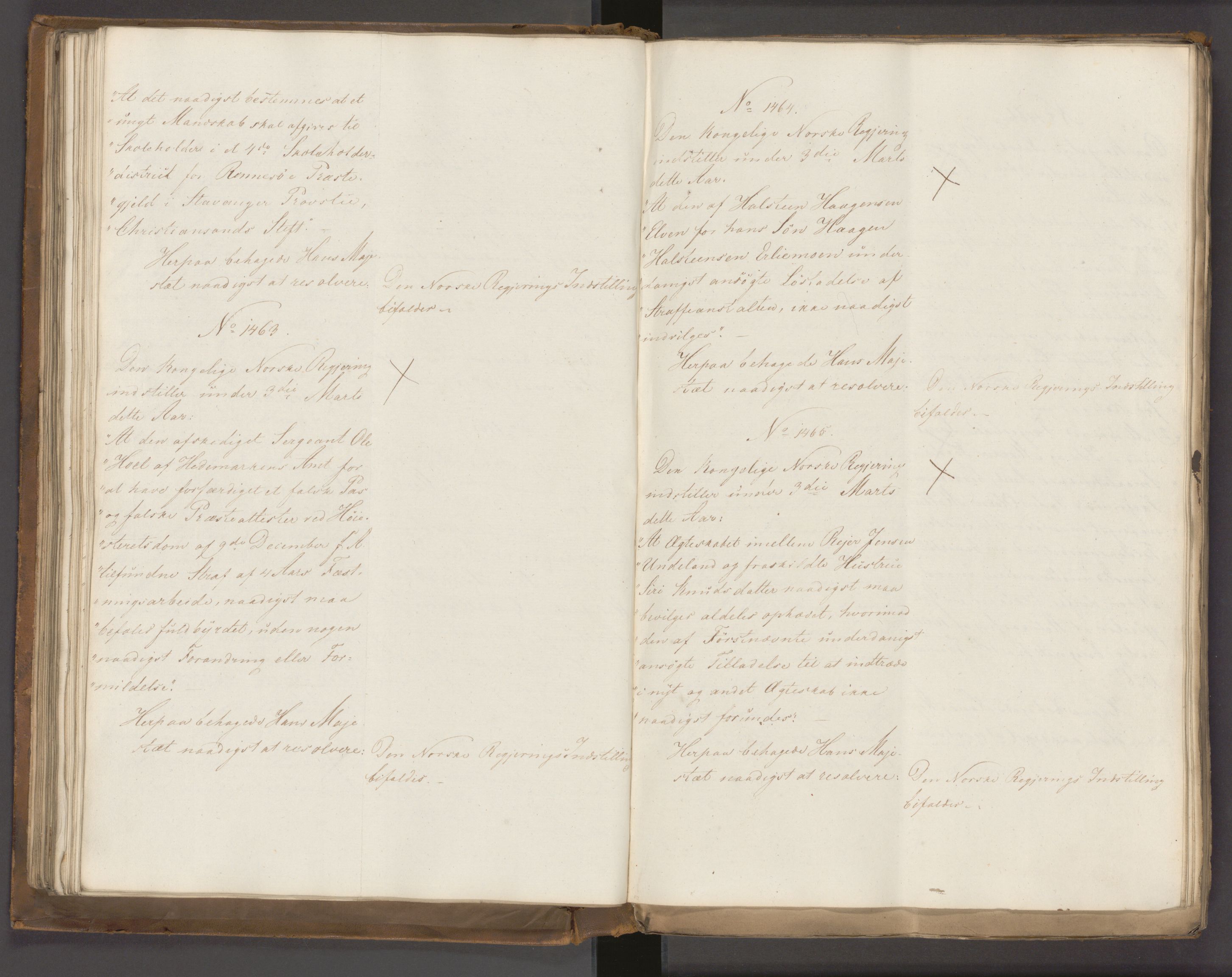 Statsrådssekretariatet, AV/RA-S-1001/A/Ab/L0022: Kgl. res. nr. 1210-1721, 1. halvår, 1826