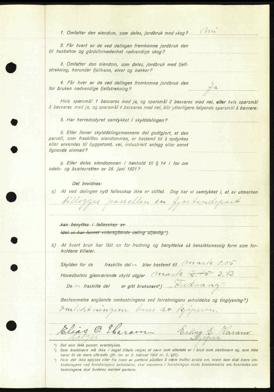 Nordre Sunnmøre sorenskriveri, AV/SAT-A-0006/1/2/2C/2Ca: Pantebok nr. A23, 1946-1947, Dagboknr: 2027/1946