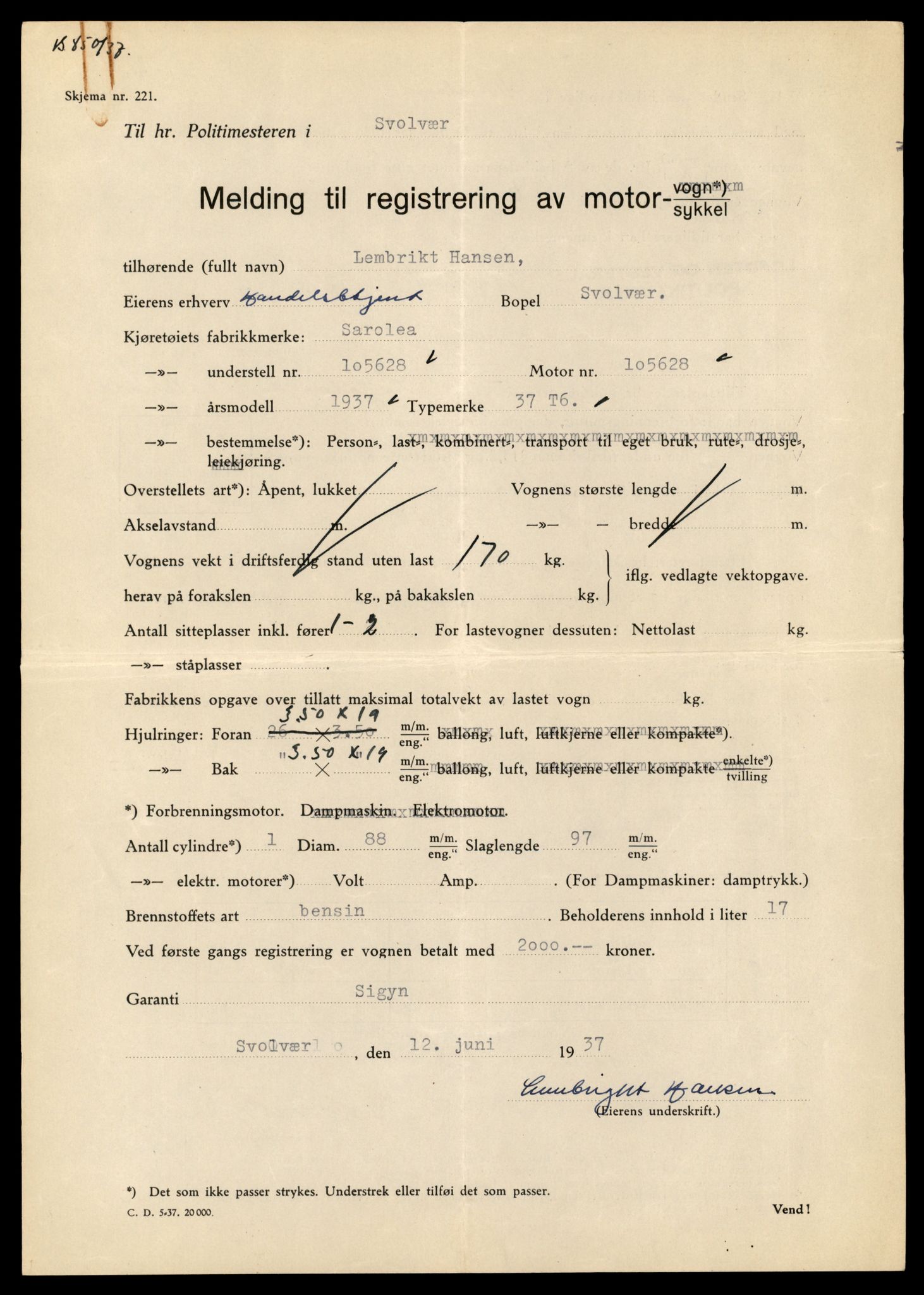 Møre og Romsdal vegkontor - Ålesund trafikkstasjon, AV/SAT-A-4099/F/Fe/L0031: Registreringskort for kjøretøy T 11800 - T 11996, 1927-1998, s. 215