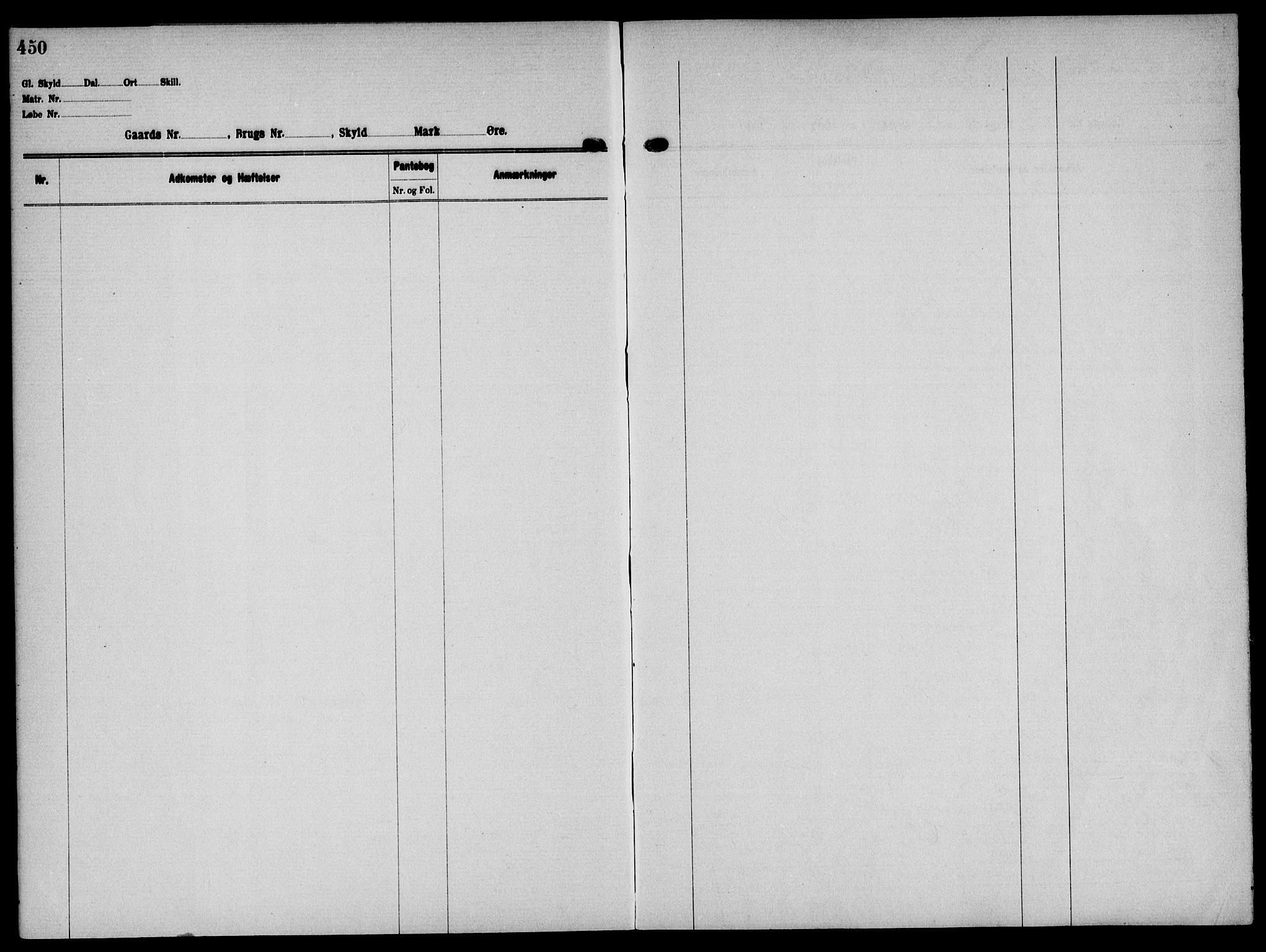 Solør tingrett, AV/SAH-TING-008/H/Ha/Hak/L0005: Panteregister nr. V, 1900-1935, s. 450