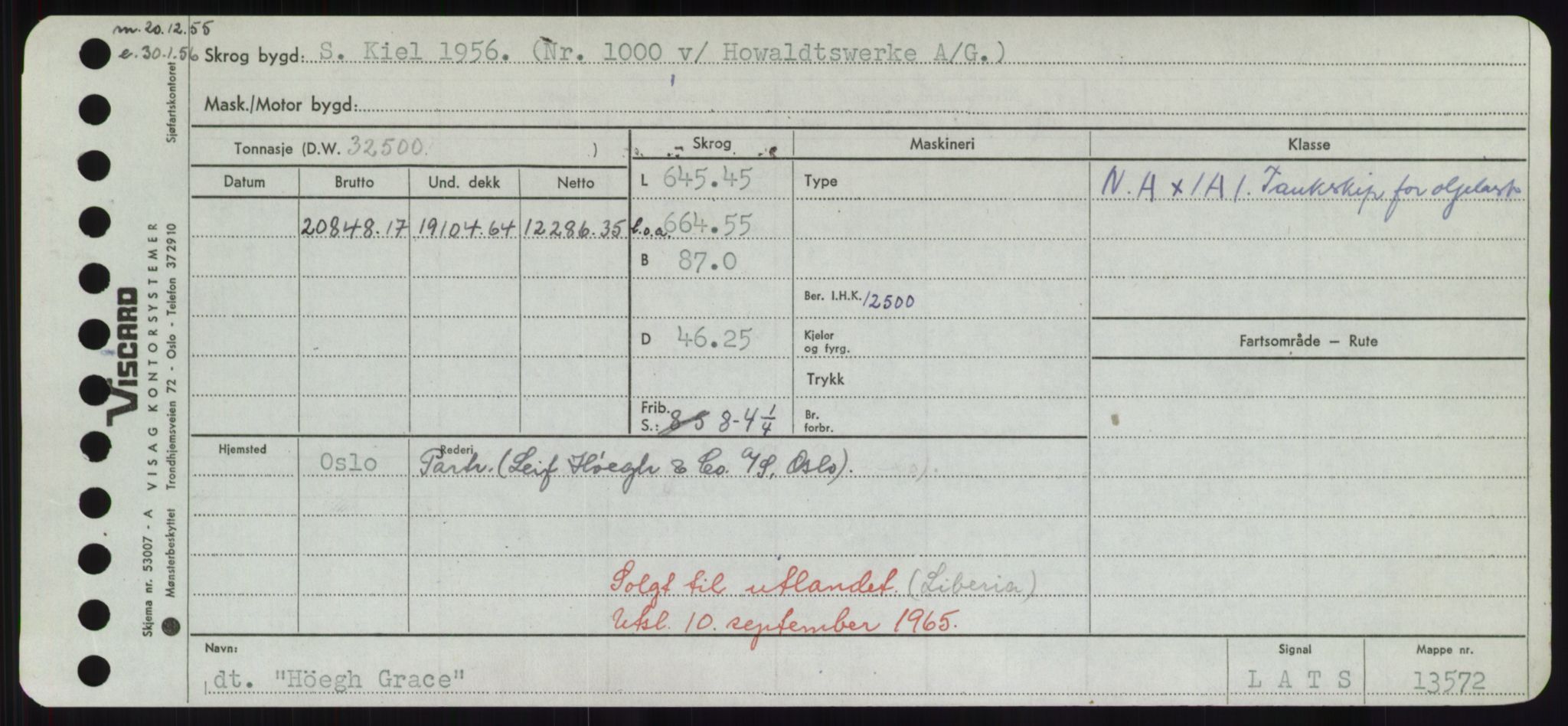 Sjøfartsdirektoratet med forløpere, Skipsmålingen, AV/RA-S-1627/H/Hd/L0017: Fartøy, Holi-Hå, s. 349