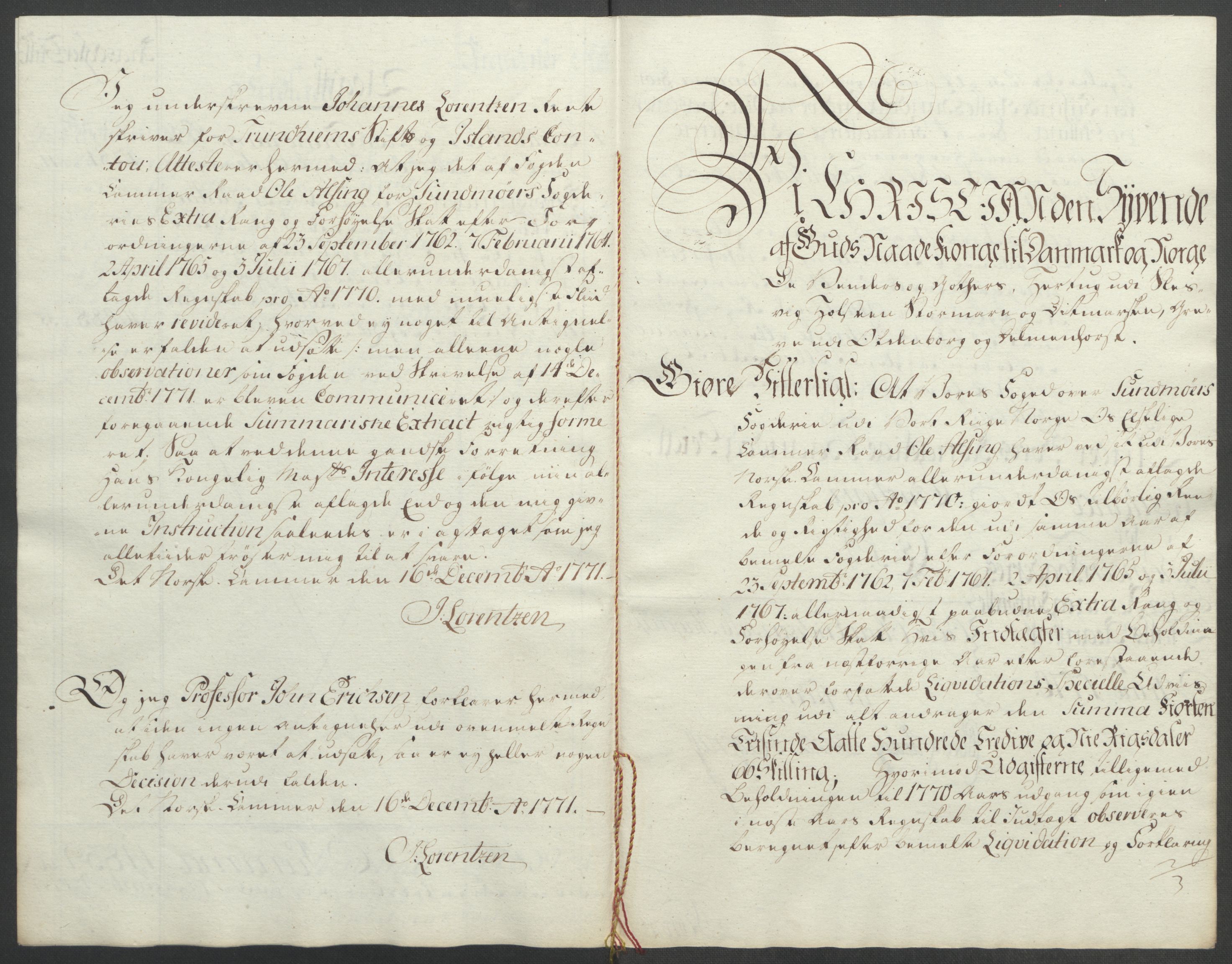 Rentekammeret inntil 1814, Reviderte regnskaper, Fogderegnskap, RA/EA-4092/R54/L3645: Ekstraskatten Sunnmøre, 1762-1772, s. 178