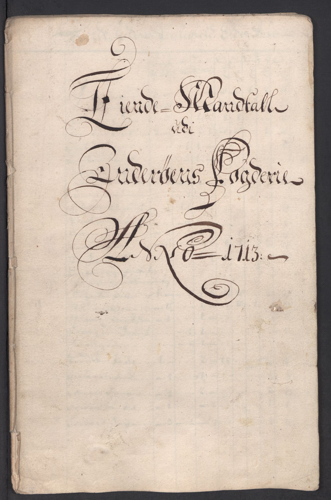 Rentekammeret inntil 1814, Reviderte regnskaper, Fogderegnskap, RA/EA-4092/R63/L4321: Fogderegnskap Inderøy, 1713, s. 410