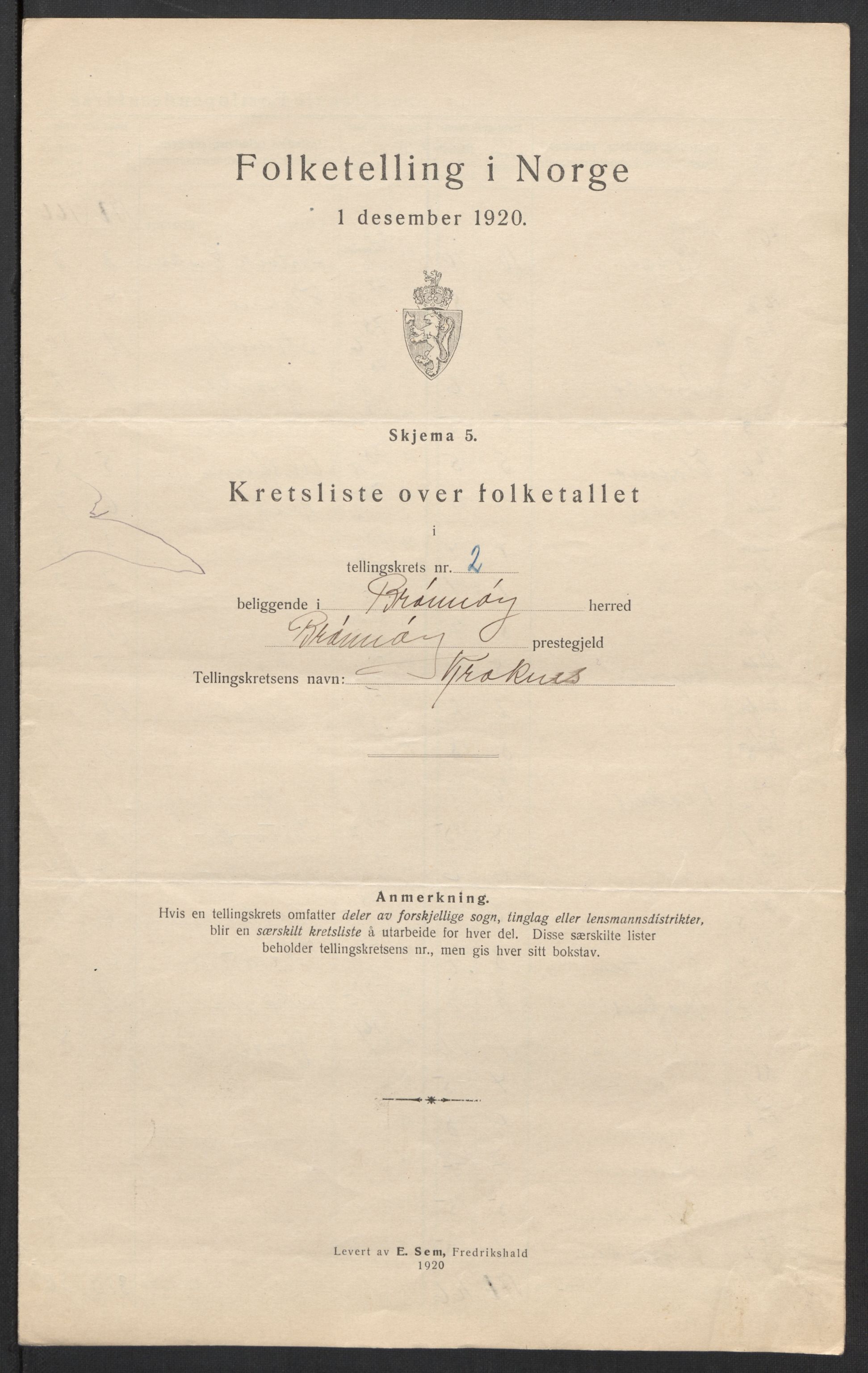 SAT, Folketelling 1920 for 1814 Brønnøy herred, 1920, s. 13