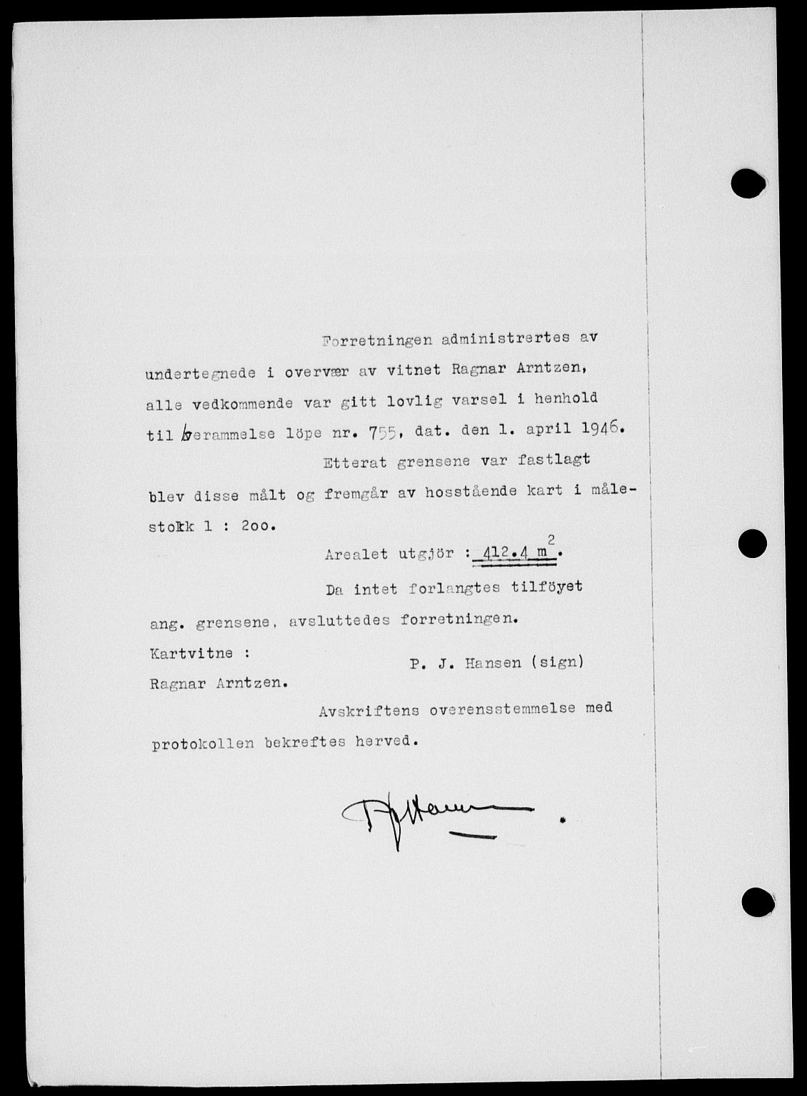 Onsøy sorenskriveri, SAO/A-10474/G/Ga/Gab/L0018: Pantebok nr. II A-18, 1946-1947, Dagboknr: 352/1947