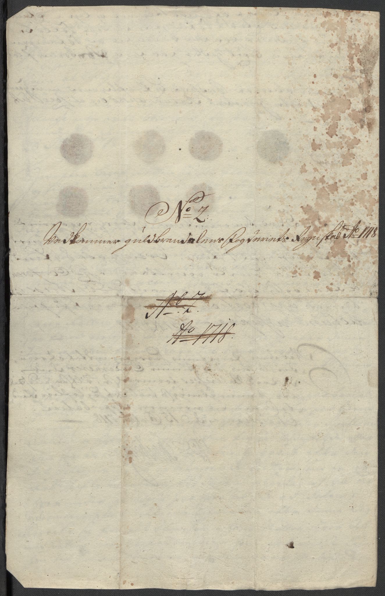 Rentekammeret inntil 1814, Reviderte regnskaper, Fogderegnskap, RA/EA-4092/R17/L1188: Fogderegnskap Gudbrandsdal, 1718, s. 14