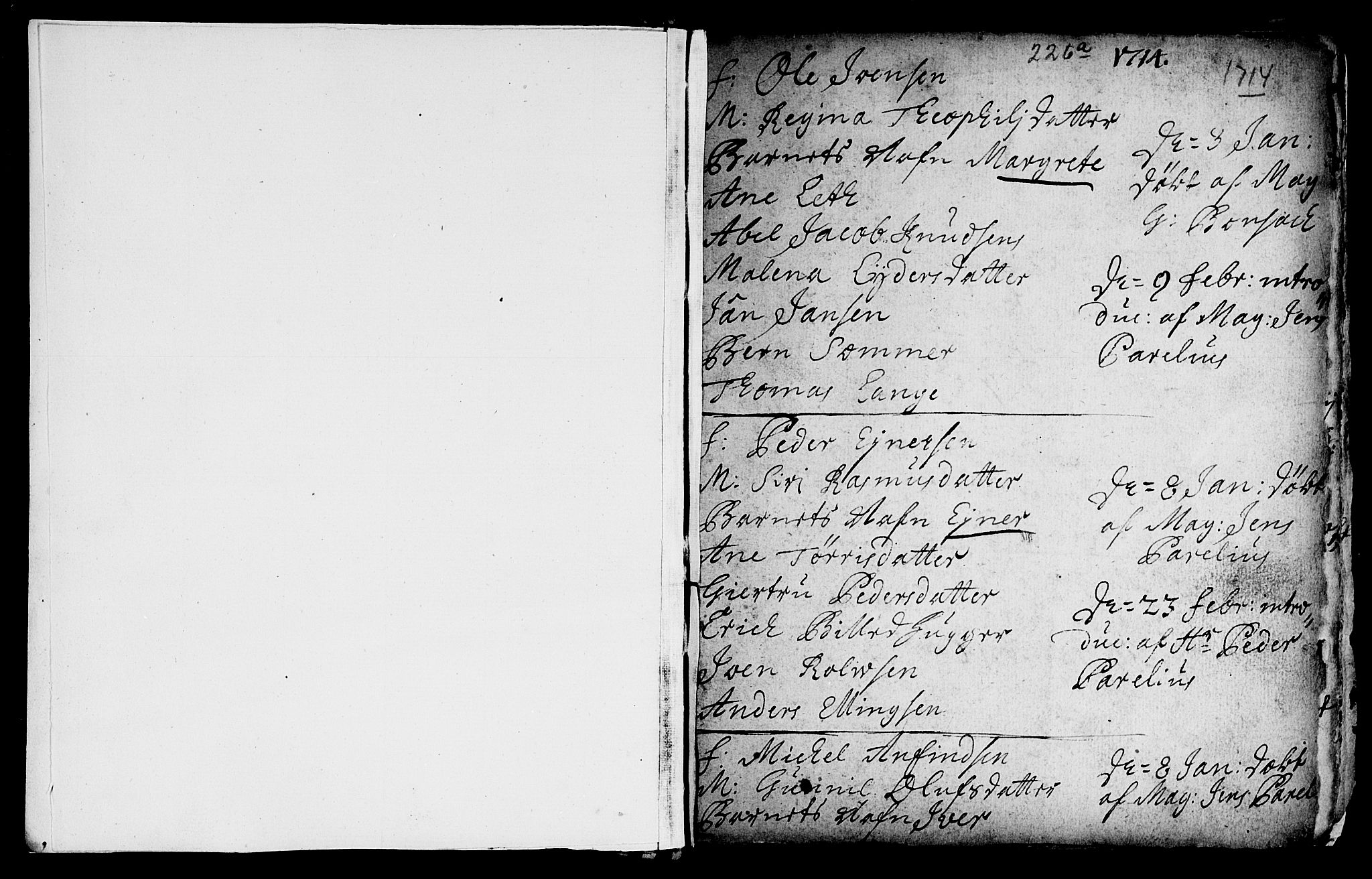 Ministerialprotokoller, klokkerbøker og fødselsregistre - Sør-Trøndelag, AV/SAT-A-1456/601/L0035: Ministerialbok nr. 601A03, 1713-1728, s. 226c