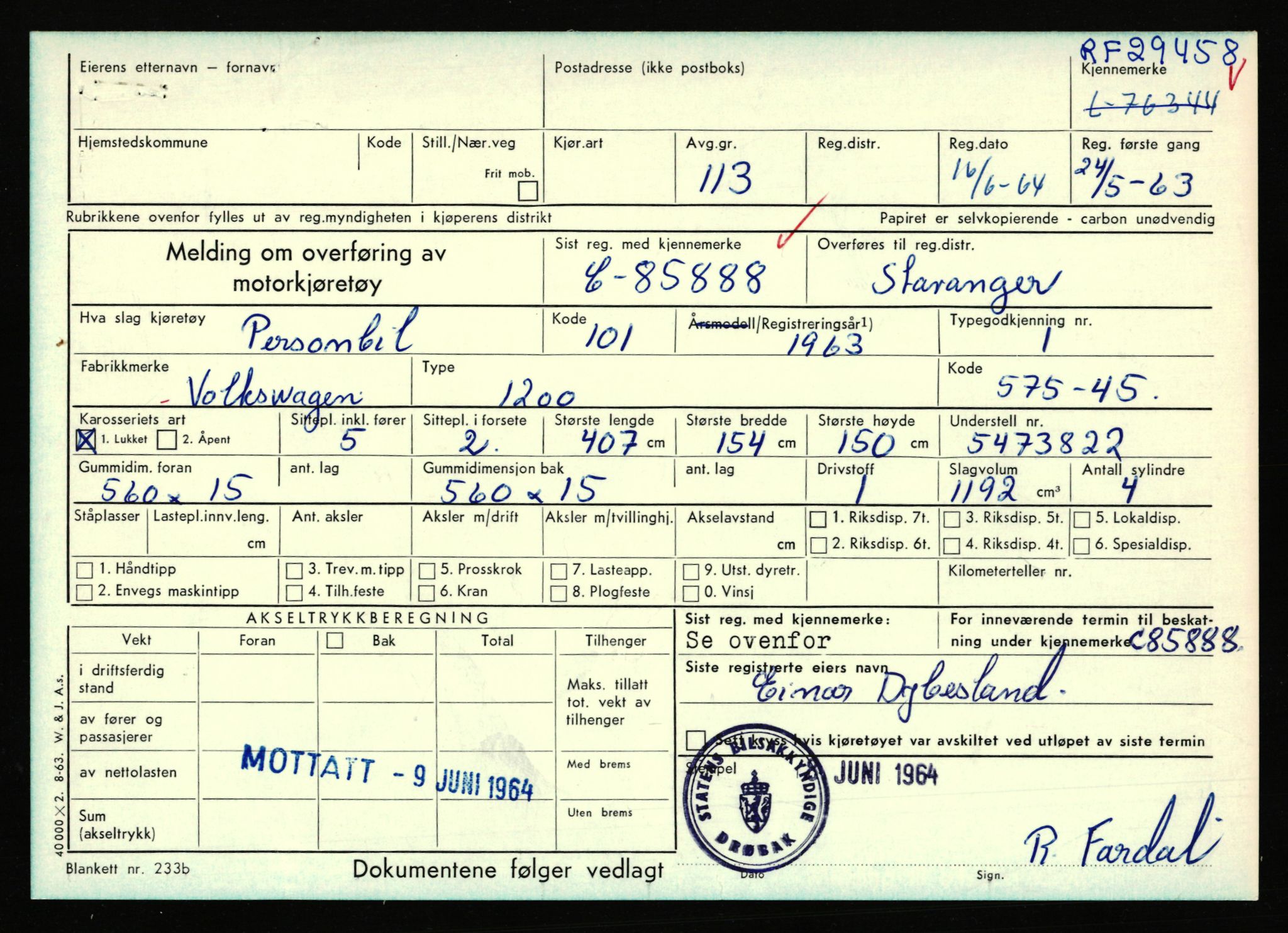 Stavanger trafikkstasjon, AV/SAST-A-101942/0/F/L0068: L-75000 - L-76799, 1930-1971, s. 1653