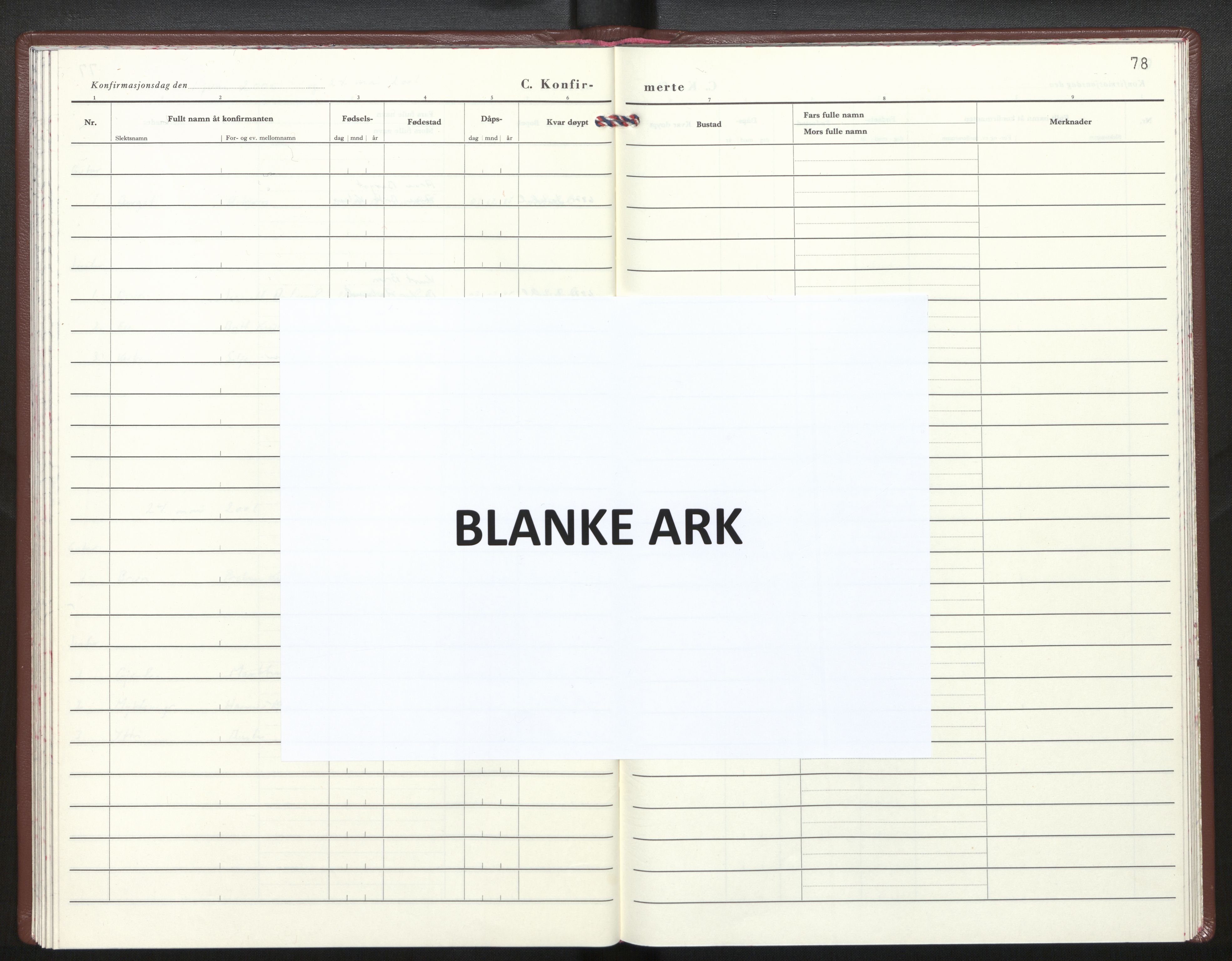 Jostedal sokneprestembete, AV/SAB-A-80601/H/Haa/Haab/L0005: Ministerialbok nr. B 5, 1979-2001, s. 78