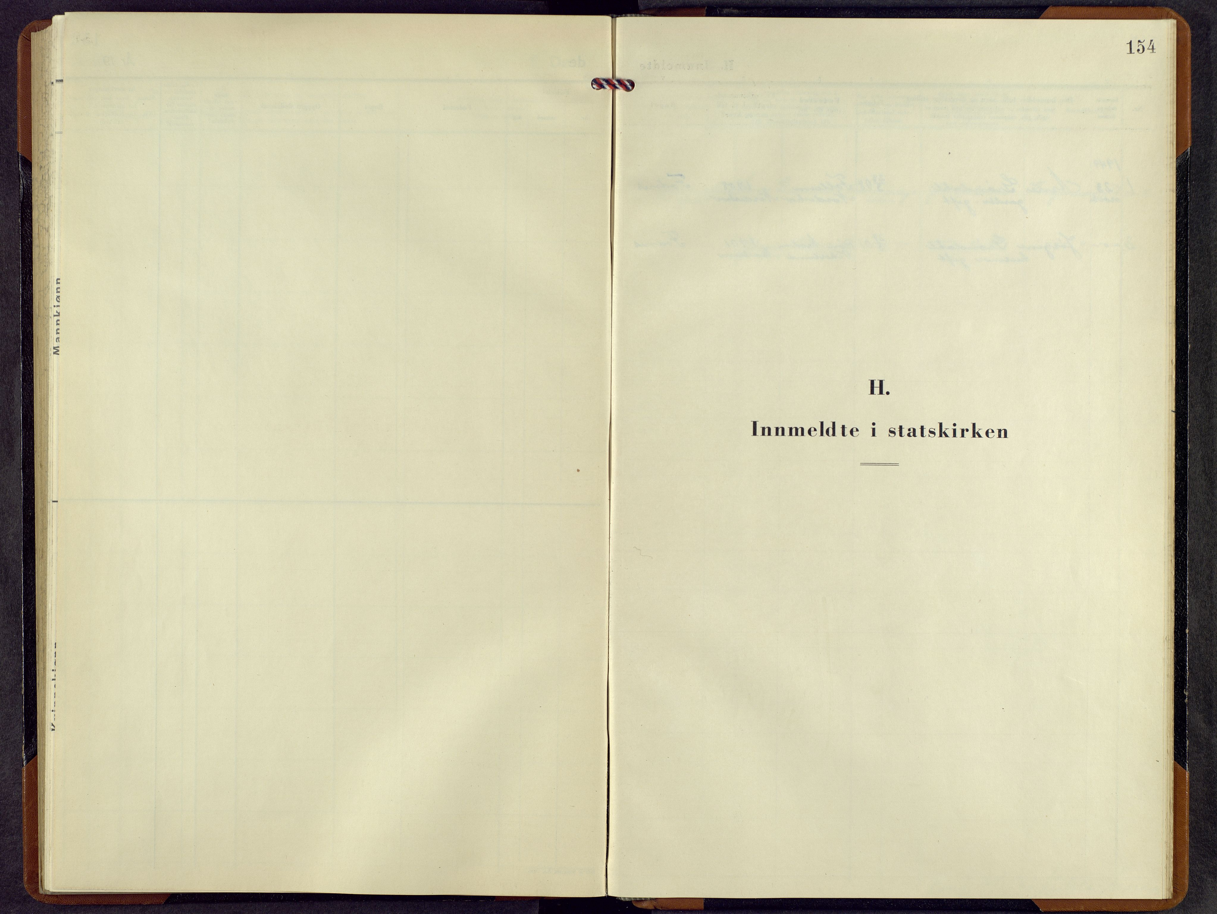 Nord-Aurdal prestekontor, SAH/PREST-132/H/Ha/Hab/L0019: Klokkerbok nr. 19, 1943-1969, s. 153b-154a