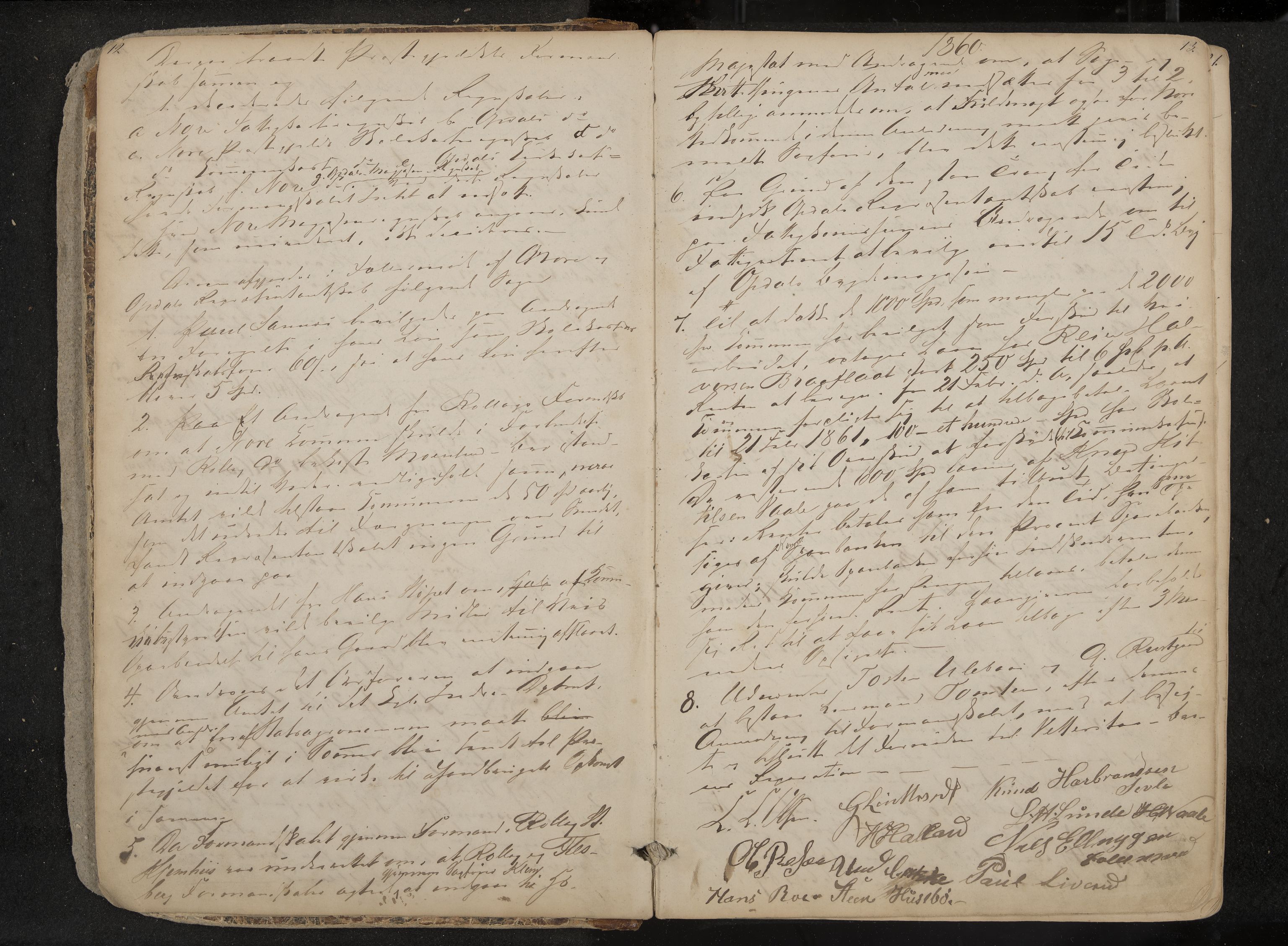 Nore og Uvdal formannskap, IKAK/0633021-1/A/L0001: Møtebok, 1859-1882, s. 12-13