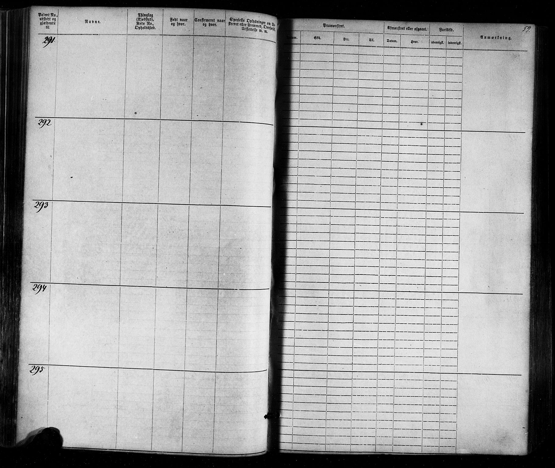 Mandal mønstringskrets, SAK/2031-0016/F/Fa/L0005: Annotasjonsrulle nr 1-1909 med register, Y-15, 1868-1880, s. 90