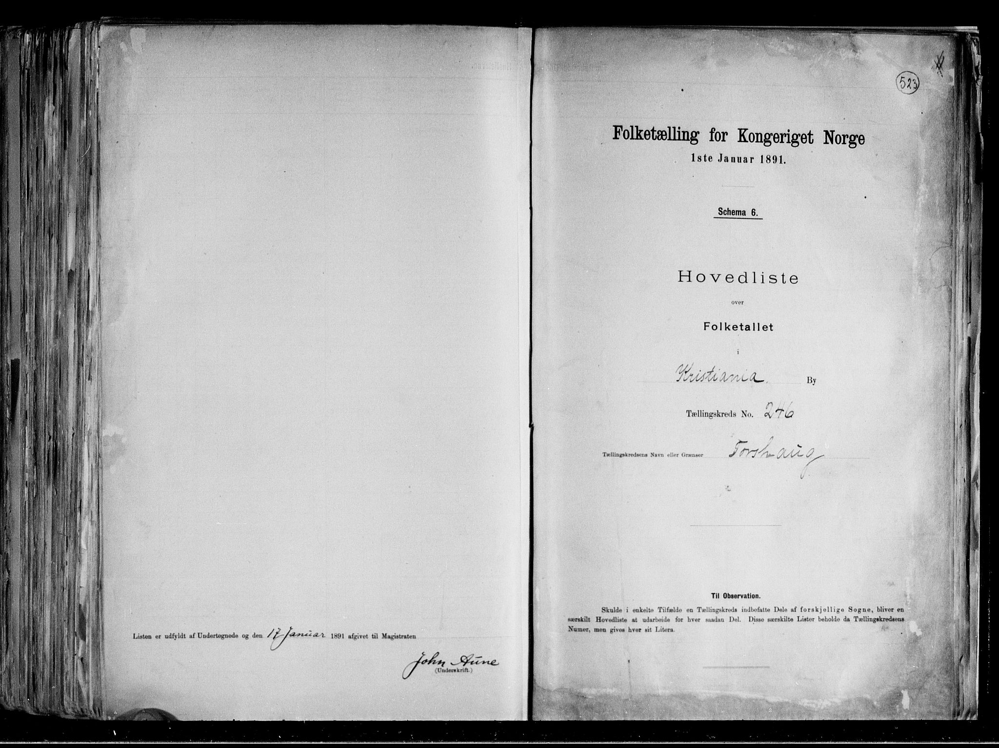 RA, Folketelling 1891 for 0301 Kristiania kjøpstad, 1891, s. 141990