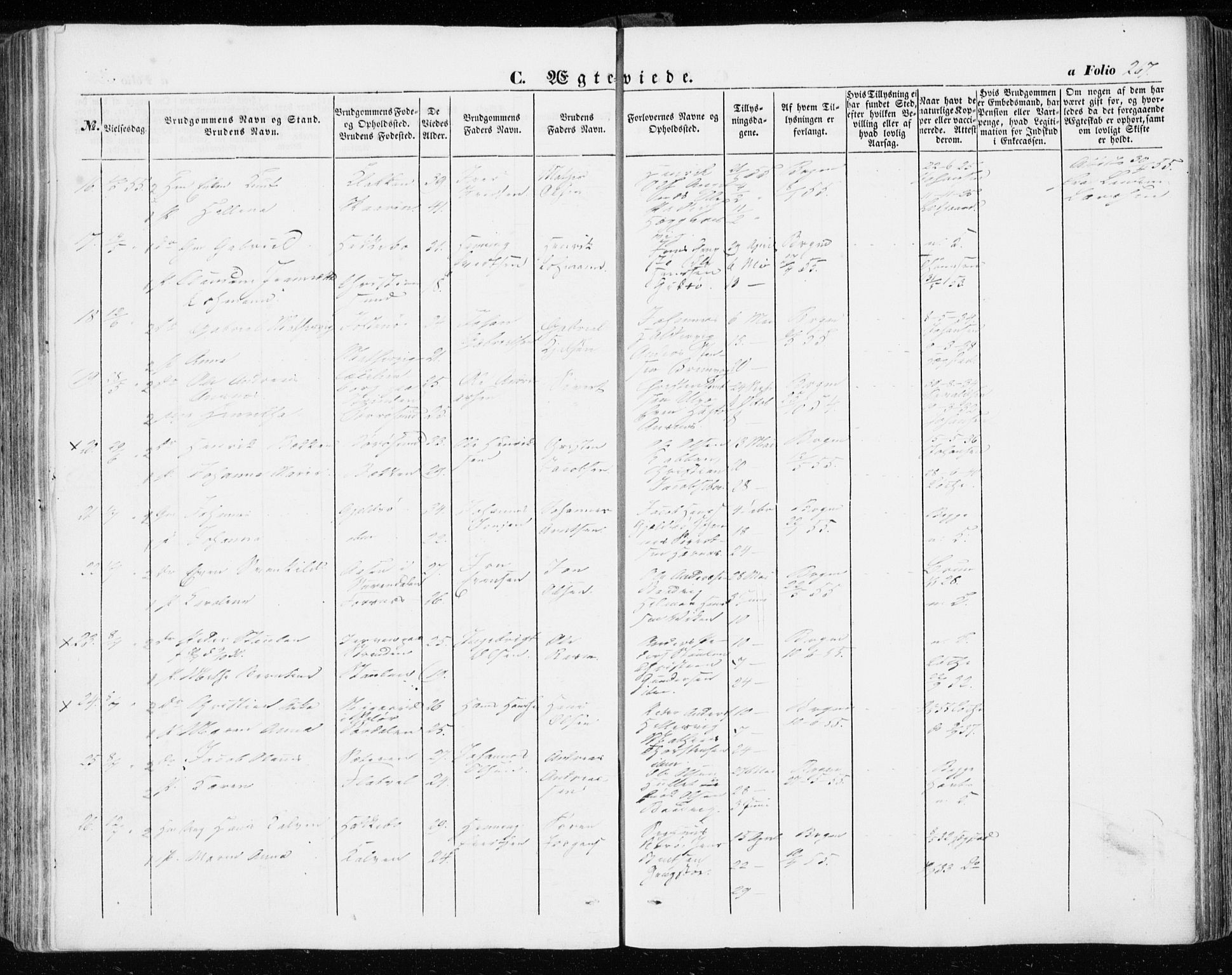 Ministerialprotokoller, klokkerbøker og fødselsregistre - Sør-Trøndelag, SAT/A-1456/634/L0530: Ministerialbok nr. 634A06, 1852-1860, s. 267