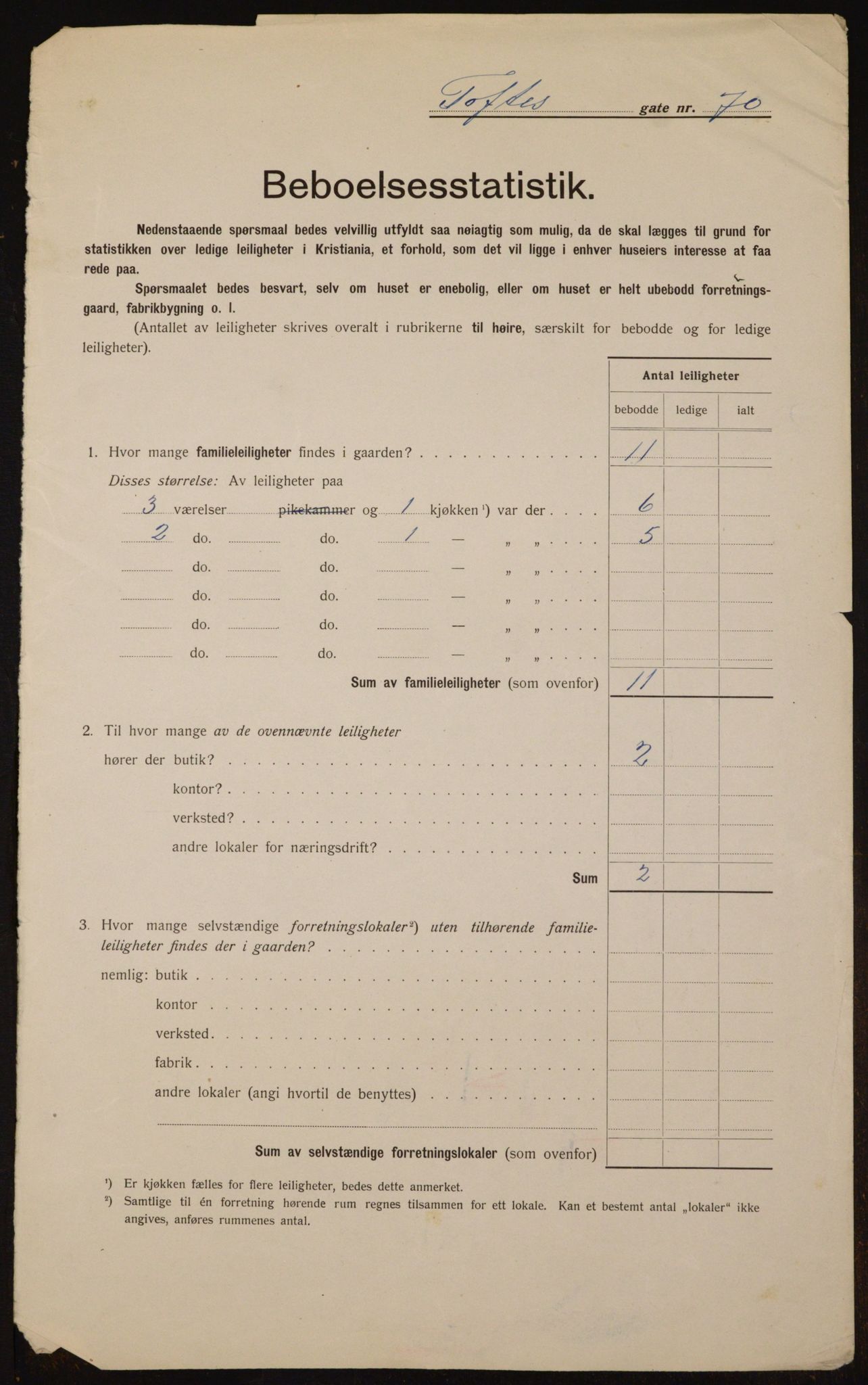 OBA, Kommunal folketelling 1.2.1912 for Kristiania, 1912, s. 113075