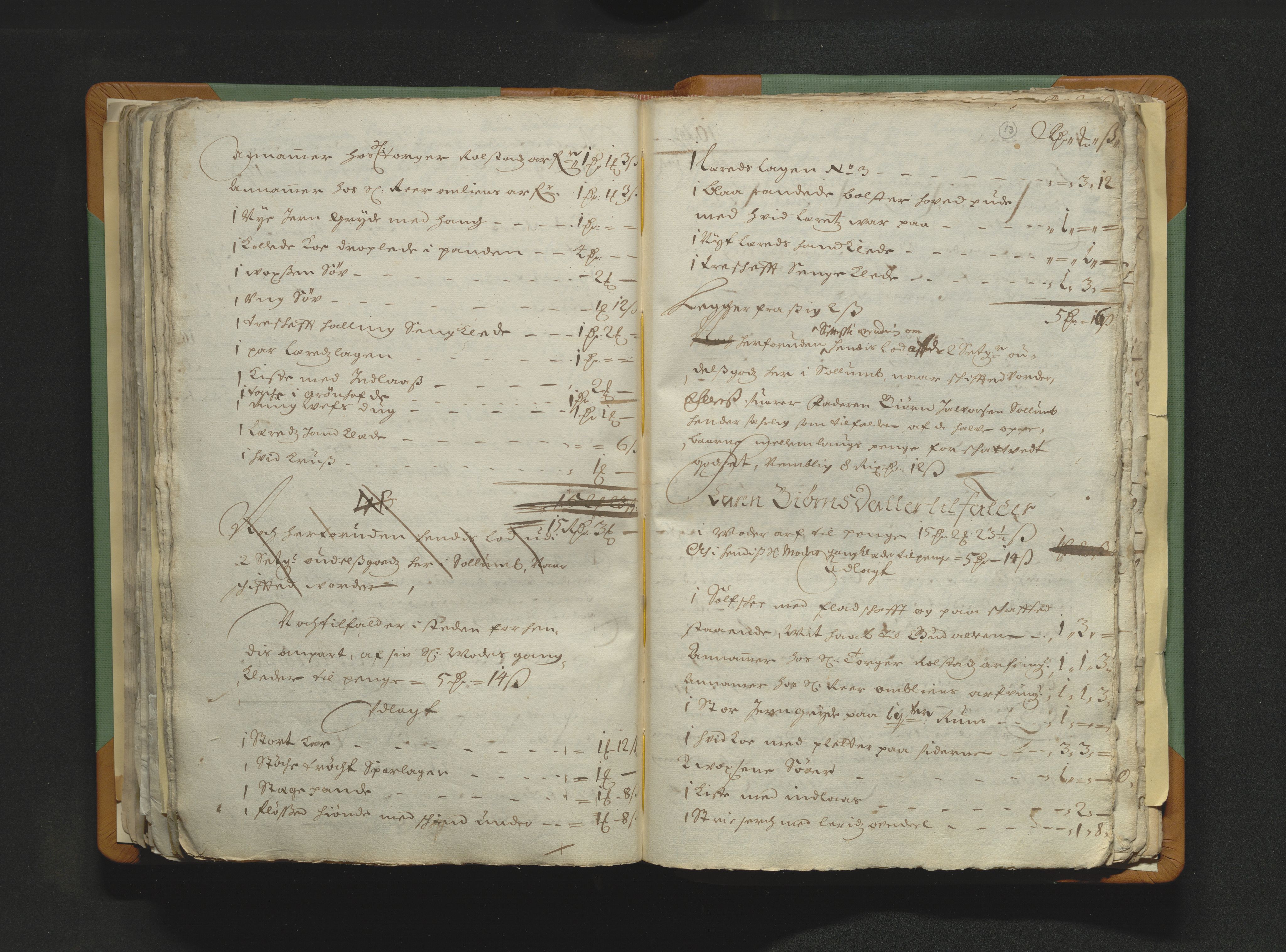 Eiker, Modum og Sigdal sorenskriveri, AV/SAKO-A-123/H/Hb/Hba/L0002b: Skifteprotokoll, 1678-1696, s. 12b-13a