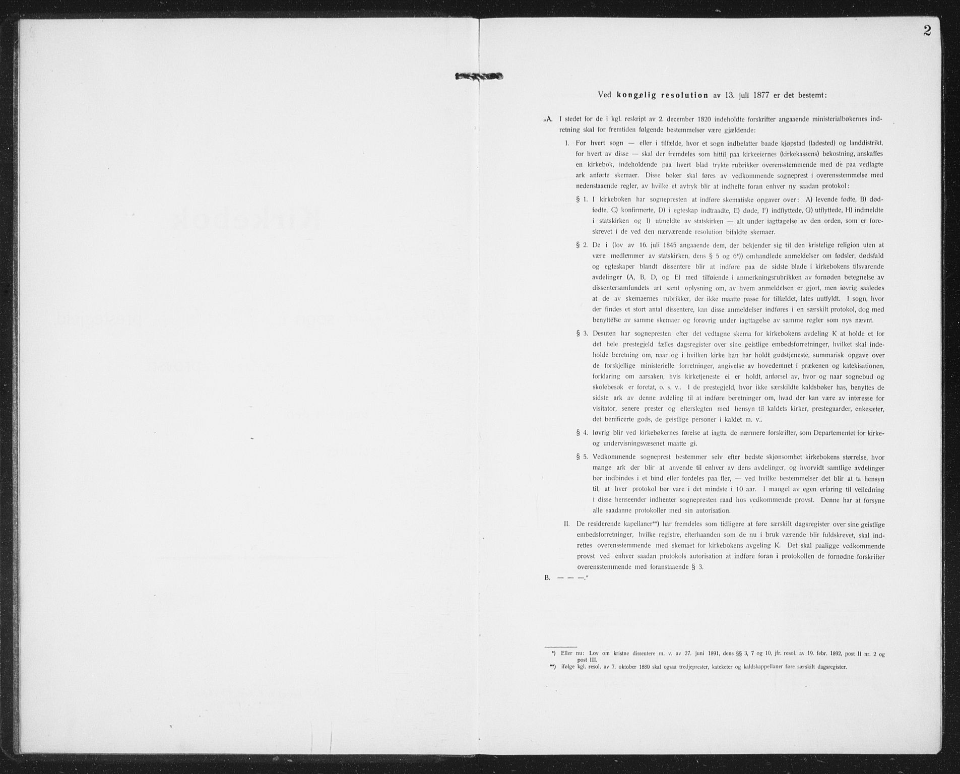 Ministerialprotokoller, klokkerbøker og fødselsregistre - Nordland, SAT/A-1459/850/L0718: Klokkerbok nr. 850C02, 1921-1941, s. 2