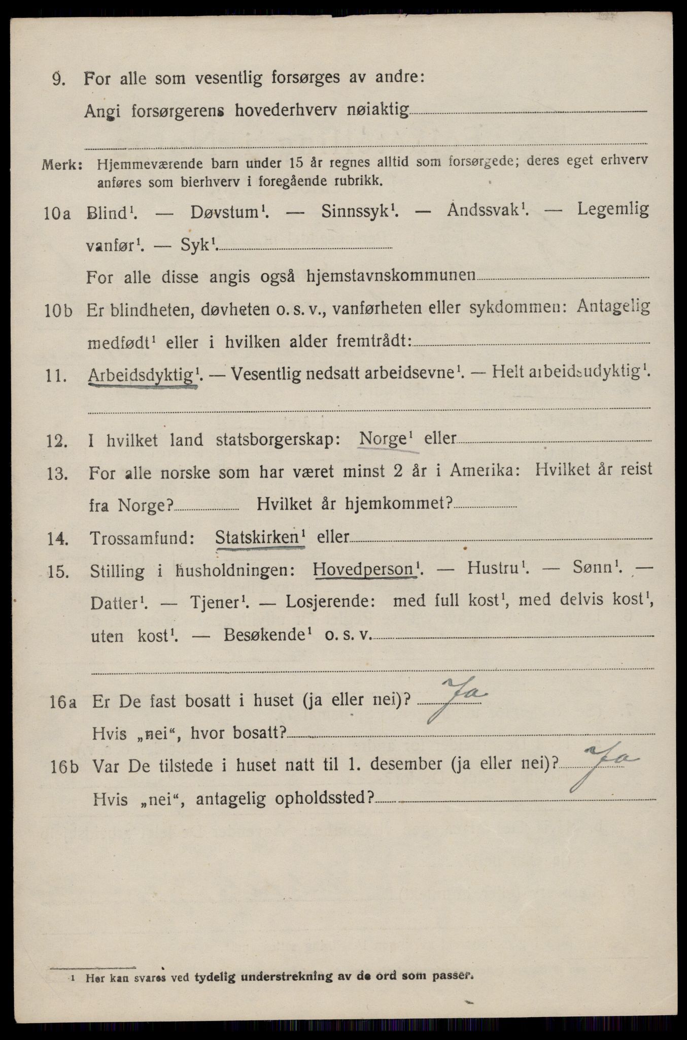 SAST, Folketelling 1920 for 1142 Rennesøy herred, 1920, s. 409