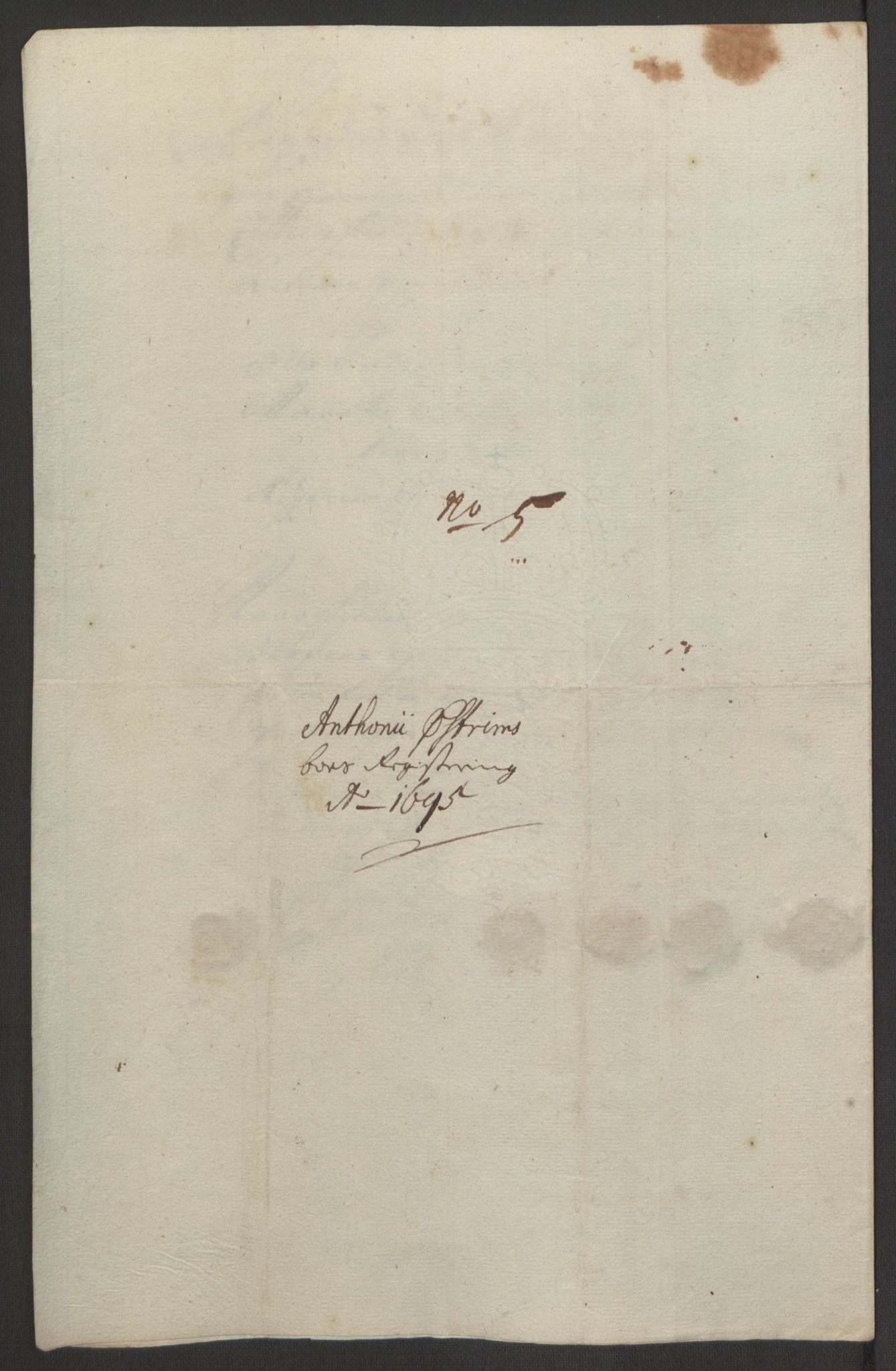 Rentekammeret inntil 1814, Reviderte regnskaper, Fogderegnskap, AV/RA-EA-4092/R52/L3308: Fogderegnskap Sogn, 1695, s. 331