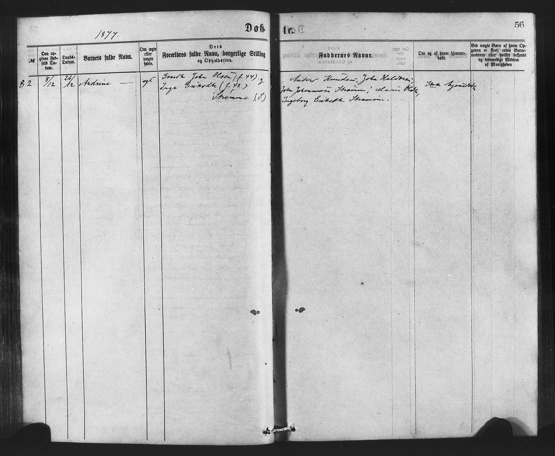 Bruvik Sokneprestembete, AV/SAB-A-74701/H/Haa: Ministerialbok nr. A 1, 1869-1877, s. 56