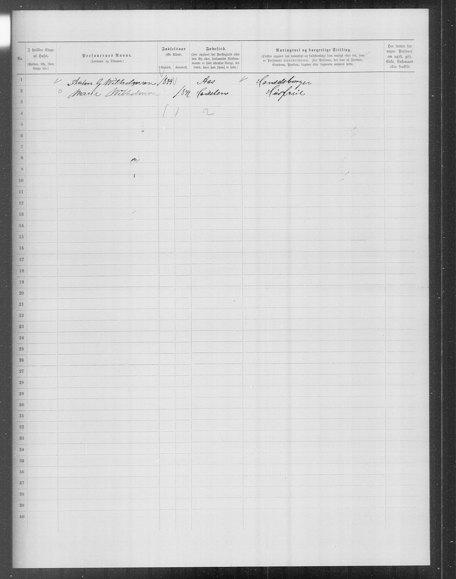 OBA, Kommunal folketelling 31.12.1899 for Kristiania kjøpstad, 1899, s. 13910