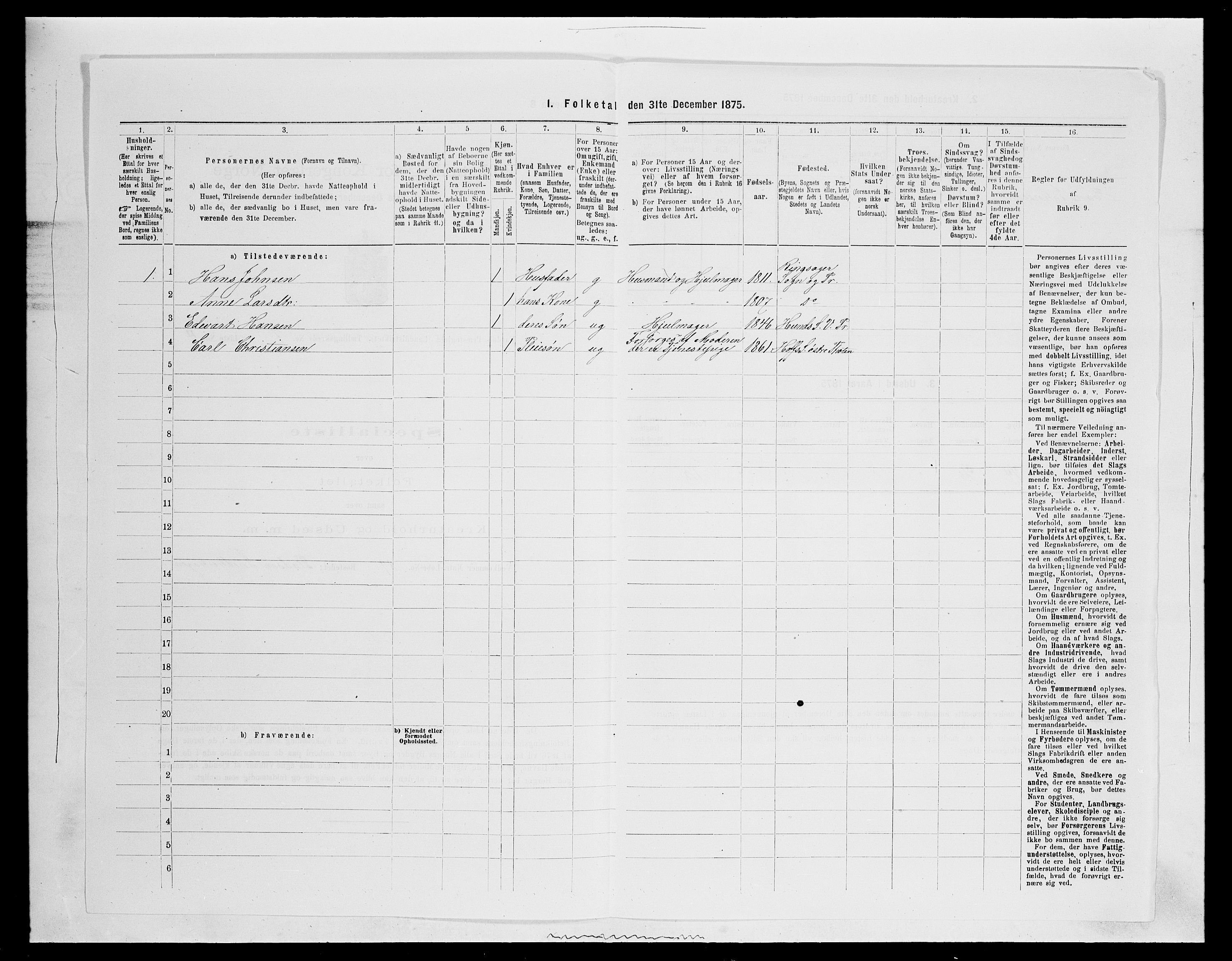 SAH, Folketelling 1875 for 0527L Vardal prestegjeld, Vardal sokn og Hunn sokn, 1875, s. 976