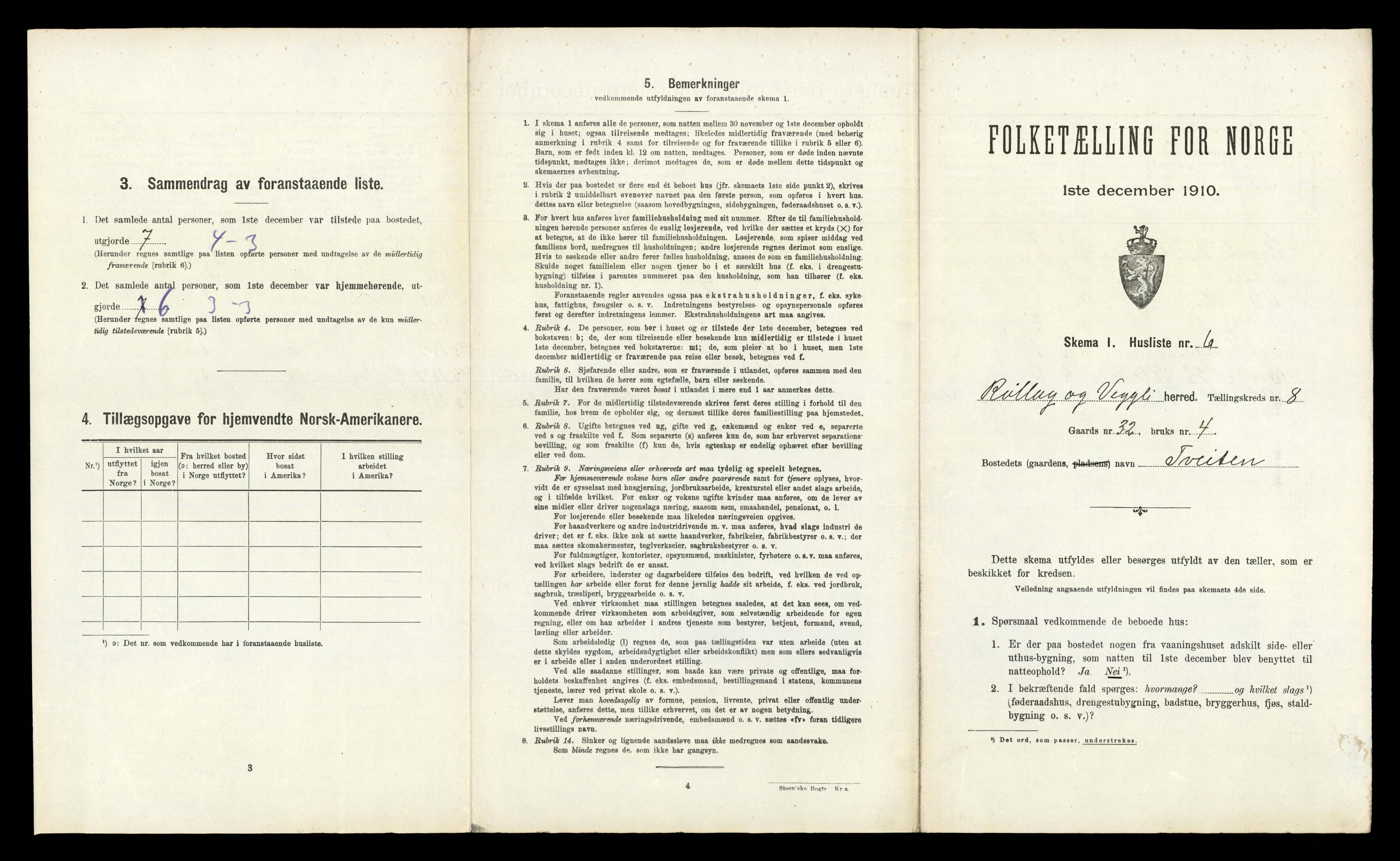 RA, Folketelling 1910 for 0632 Rollag herred, 1910, s. 487