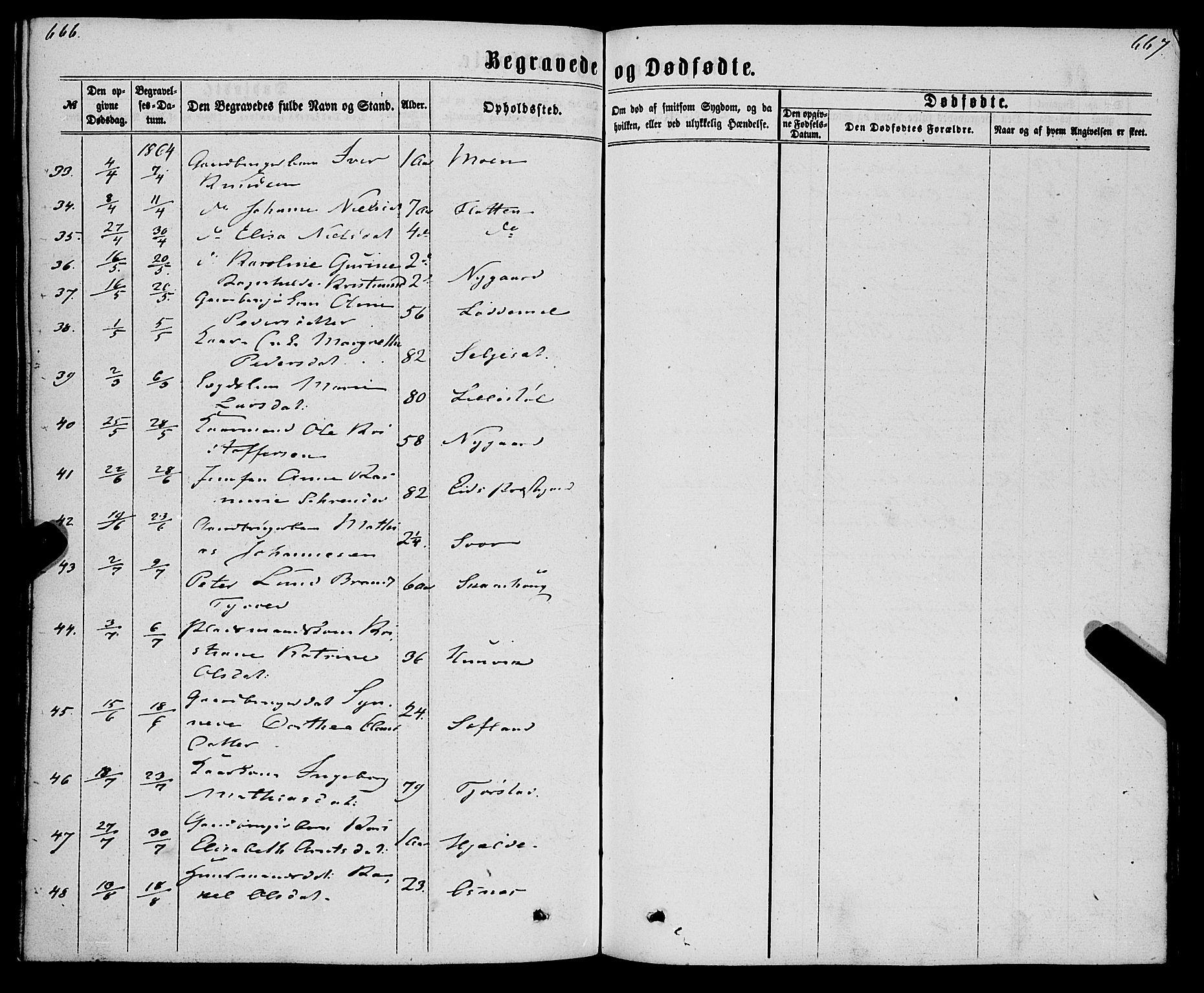 Eid sokneprestembete, AV/SAB-A-82301/H/Haa/Haaa/L0009: Ministerialbok nr. A 9, 1861-1868, s. 666-667