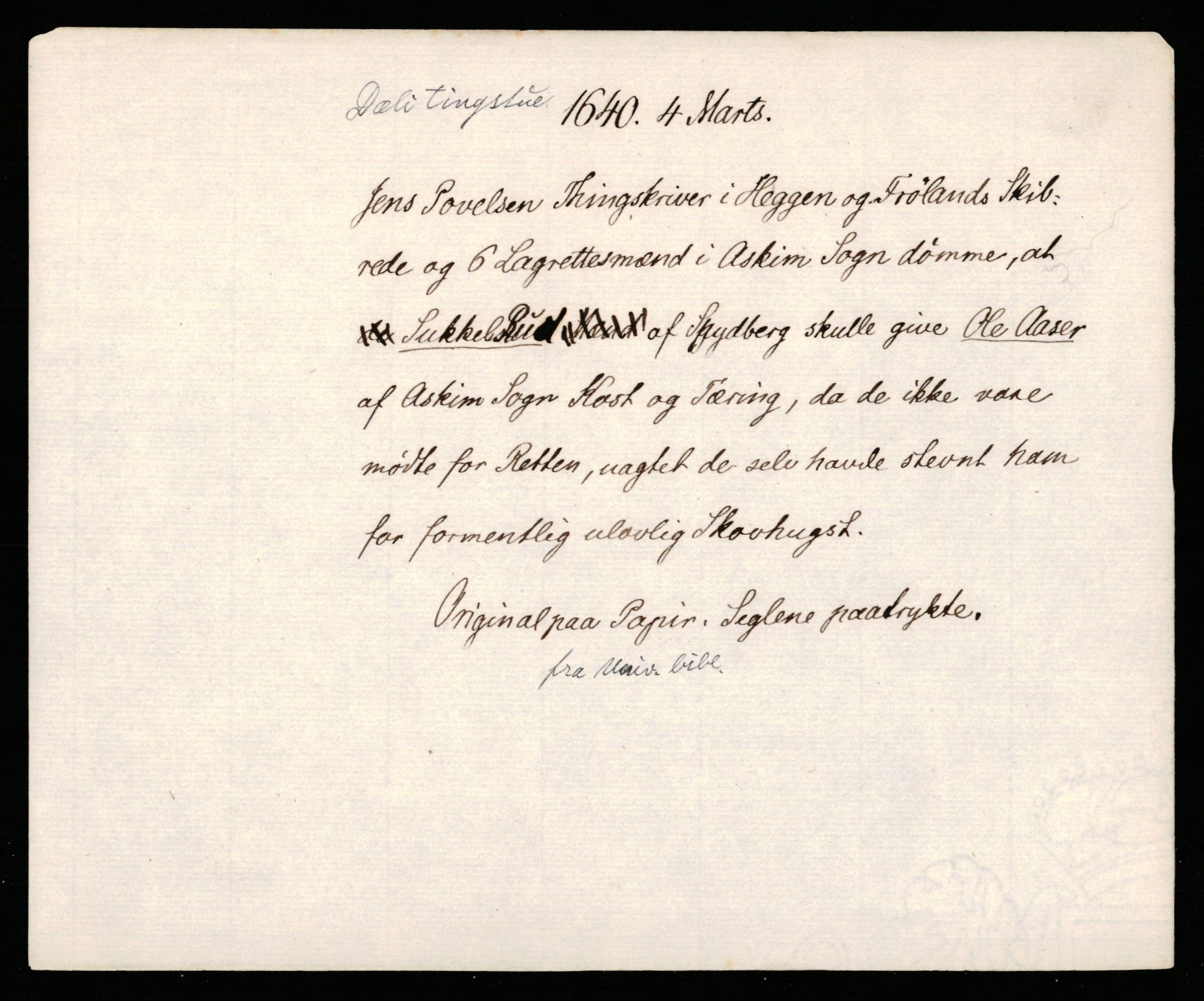 Riksarkivets diplomsamling, AV/RA-EA-5965/F35/F35b/L0008: Riksarkivets diplomer, seddelregister, 1635-1646, s. 341