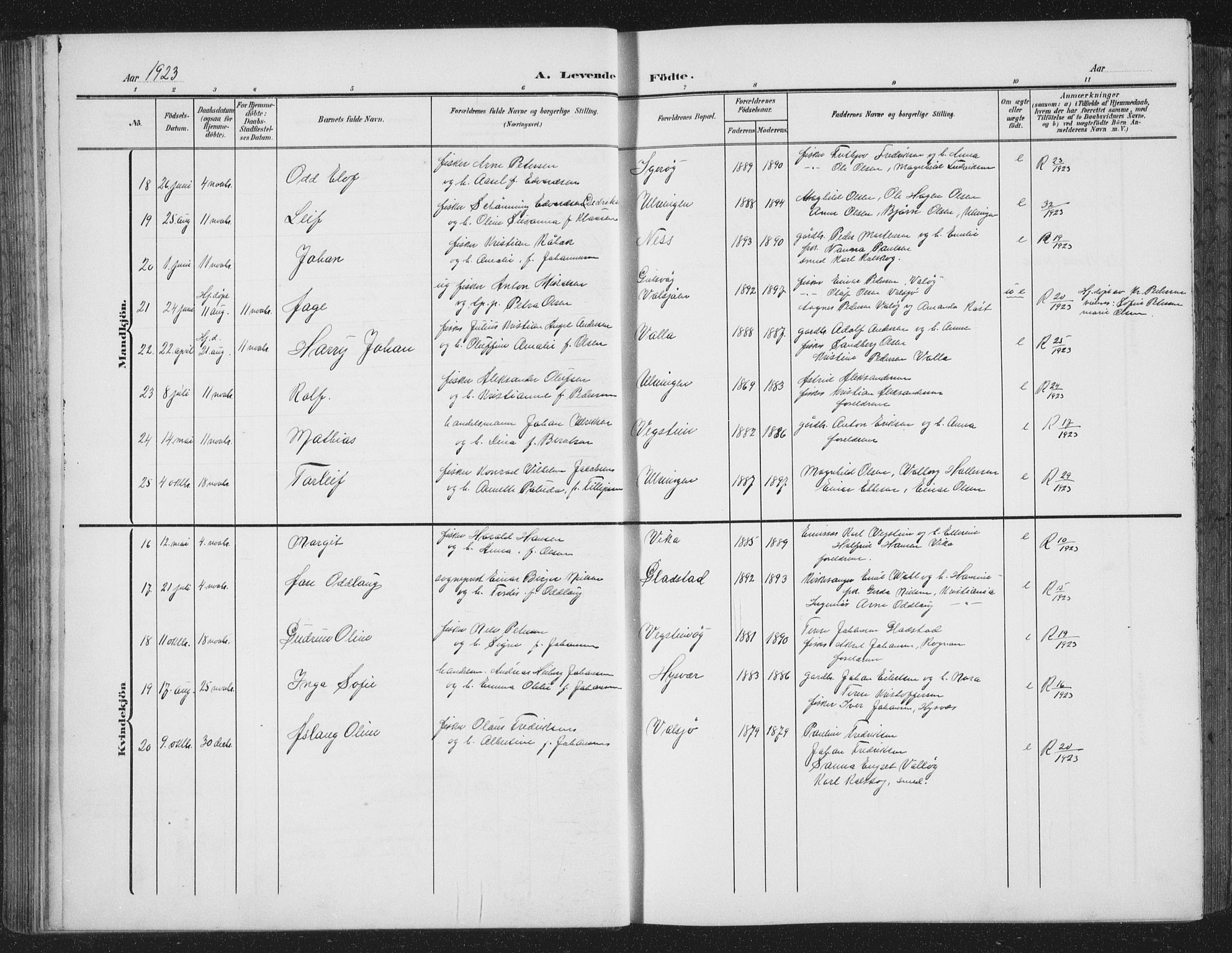 Ministerialprotokoller, klokkerbøker og fødselsregistre - Nordland, AV/SAT-A-1459/816/L0254: Klokkerbok nr. 816C04, 1905-1934