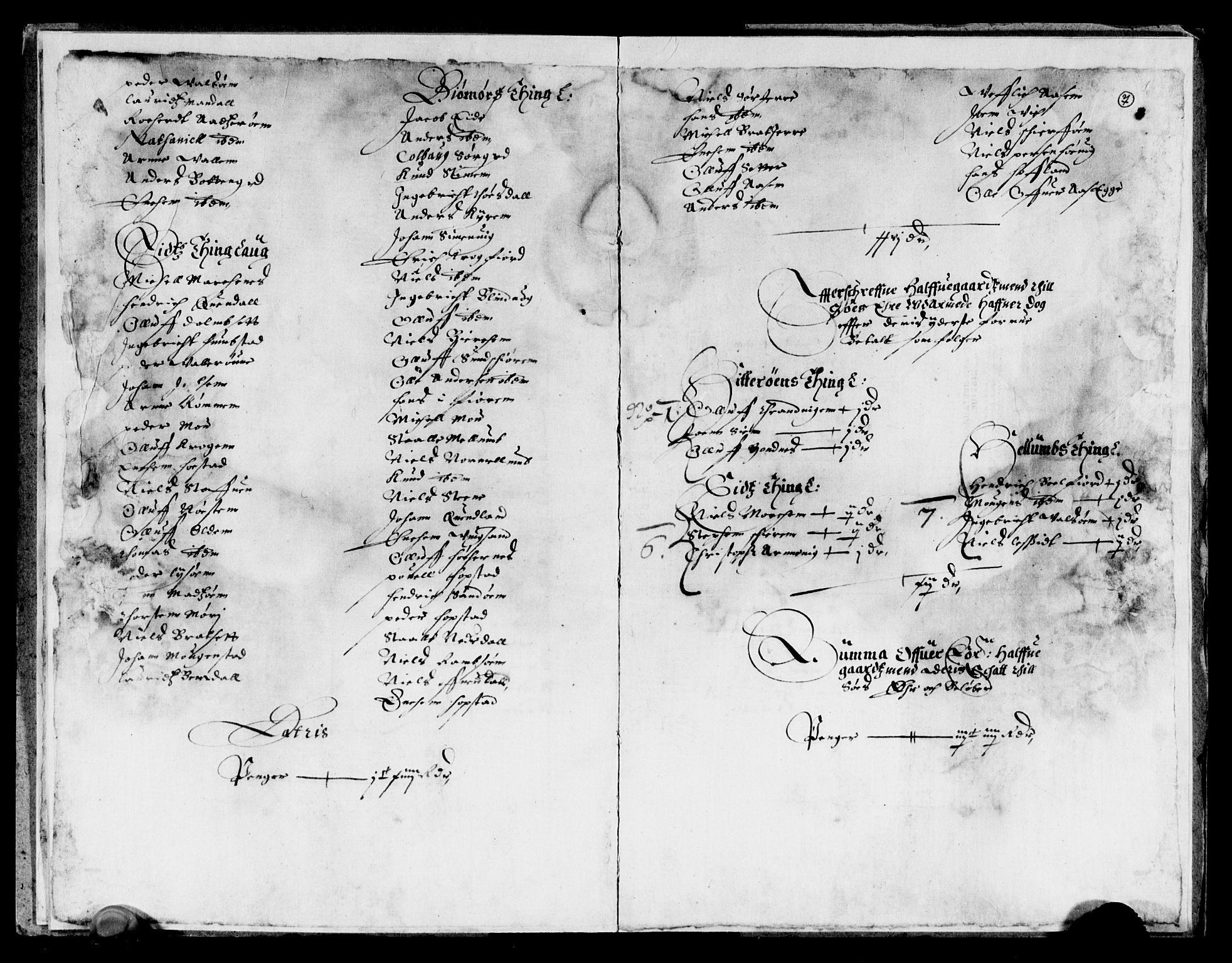 Rentekammeret inntil 1814, Reviderte regnskaper, Lensregnskaper, AV/RA-EA-5023/R/Rb/Rbw/L0087: Trondheim len, 1646-1647