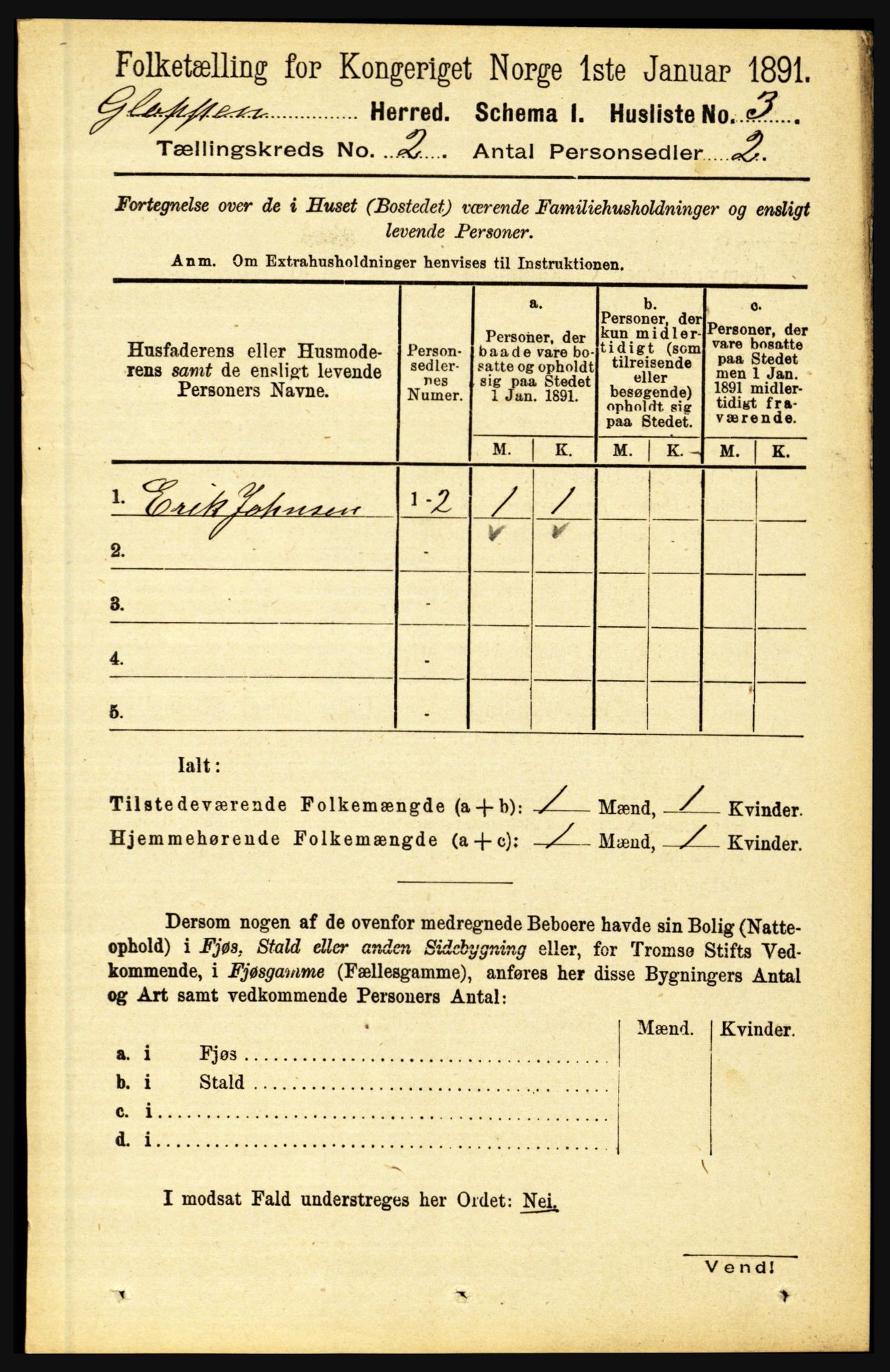 RA, Folketelling 1891 for 1445 Gloppen herred, 1891, s. 554