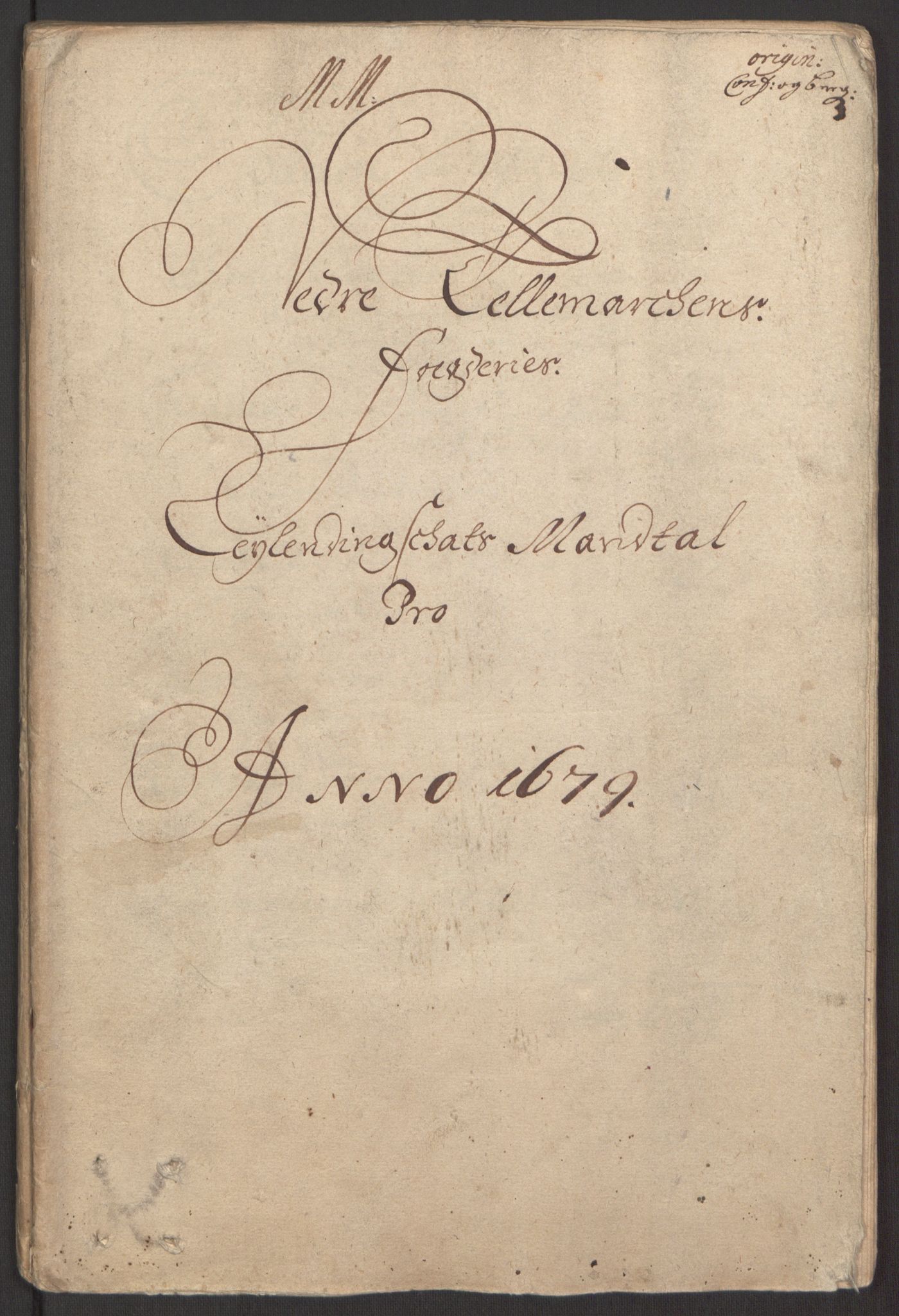 Rentekammeret inntil 1814, Reviderte regnskaper, Fogderegnskap, RA/EA-4092/R35/L2072: Fogderegnskap Øvre og Nedre Telemark, 1679, s. 33