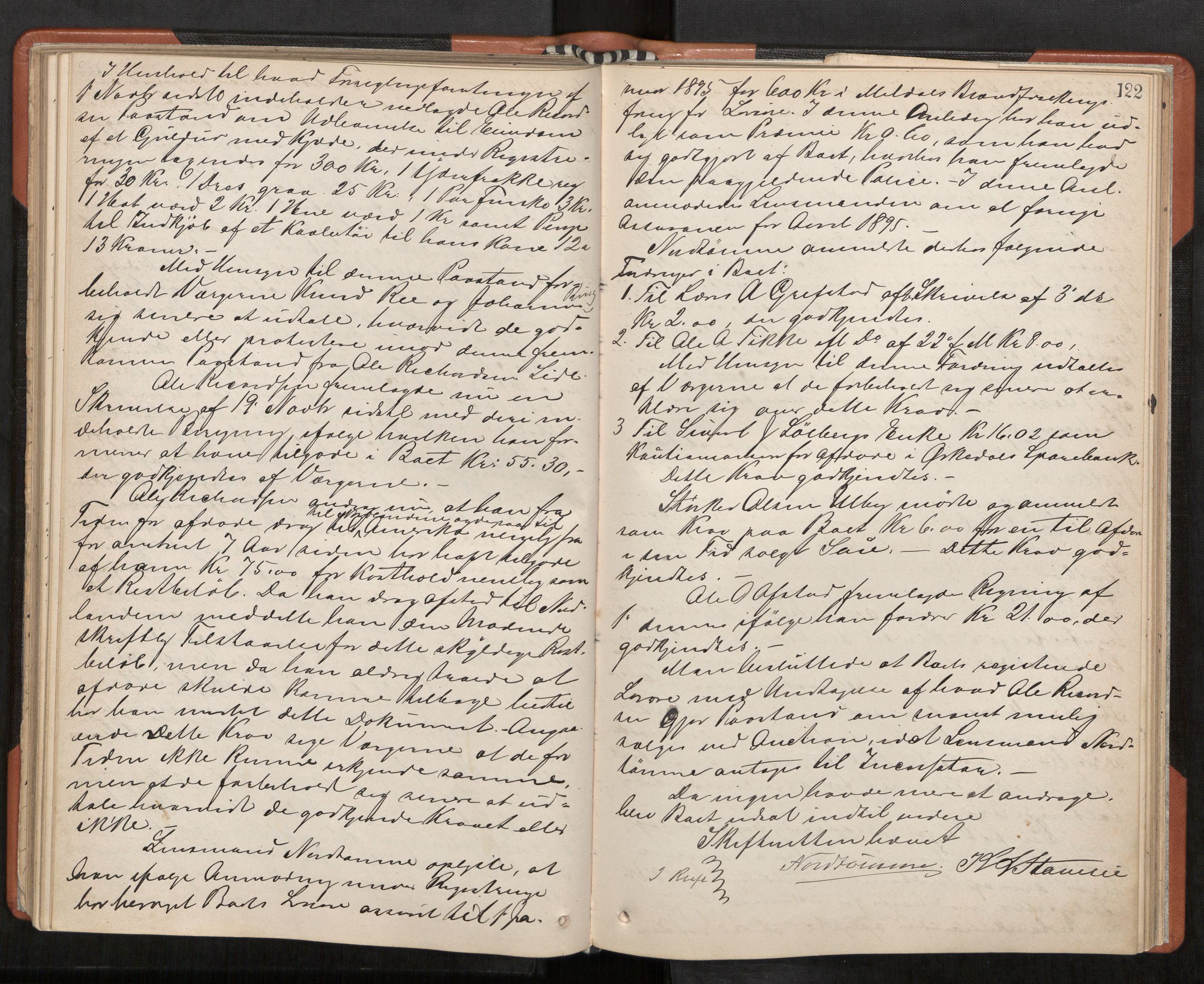 Orkdal sorenskriveri, AV/SAT-A-4169/1/3/3B/L0009: Skiftebehandlingsprotokoll, 1888-1902, s. 122