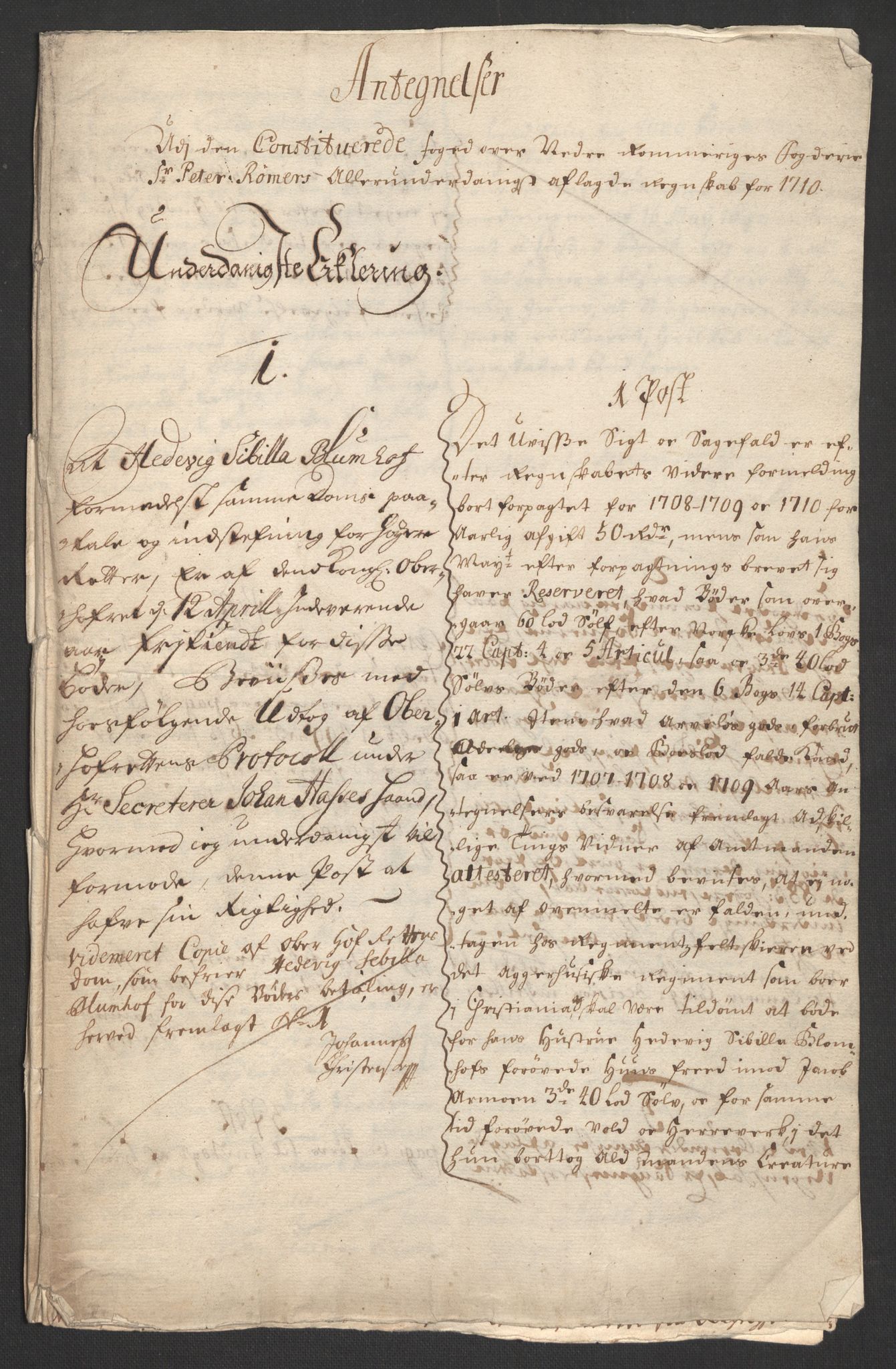 Rentekammeret inntil 1814, Reviderte regnskaper, Fogderegnskap, RA/EA-4092/R11/L0592: Fogderegnskap Nedre Romerike, 1710-1711, s. 161