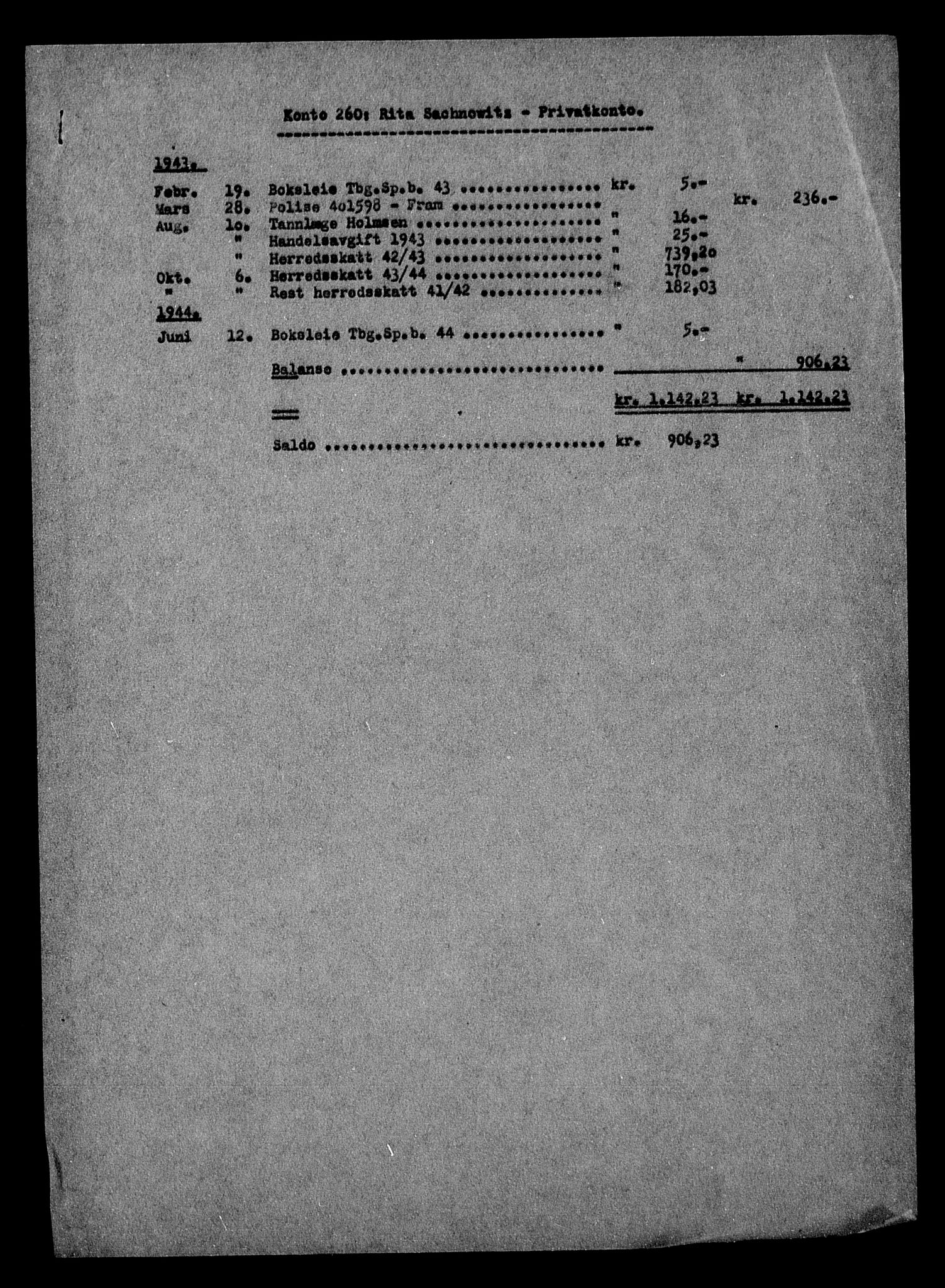 Justisdepartementet, Tilbakeføringskontoret for inndratte formuer, AV/RA-S-1564/H/Hc/Hcd/L1005: --, 1945-1947, s. 178