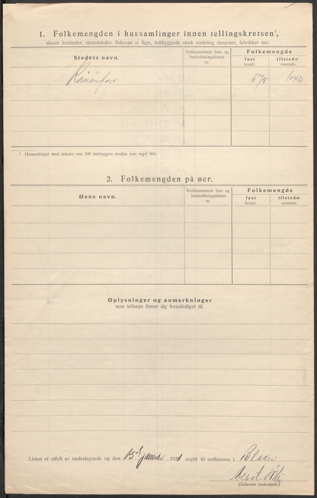 SAO, Folketelling 1920 for 0225 Blaker herred, 1920, s. 21