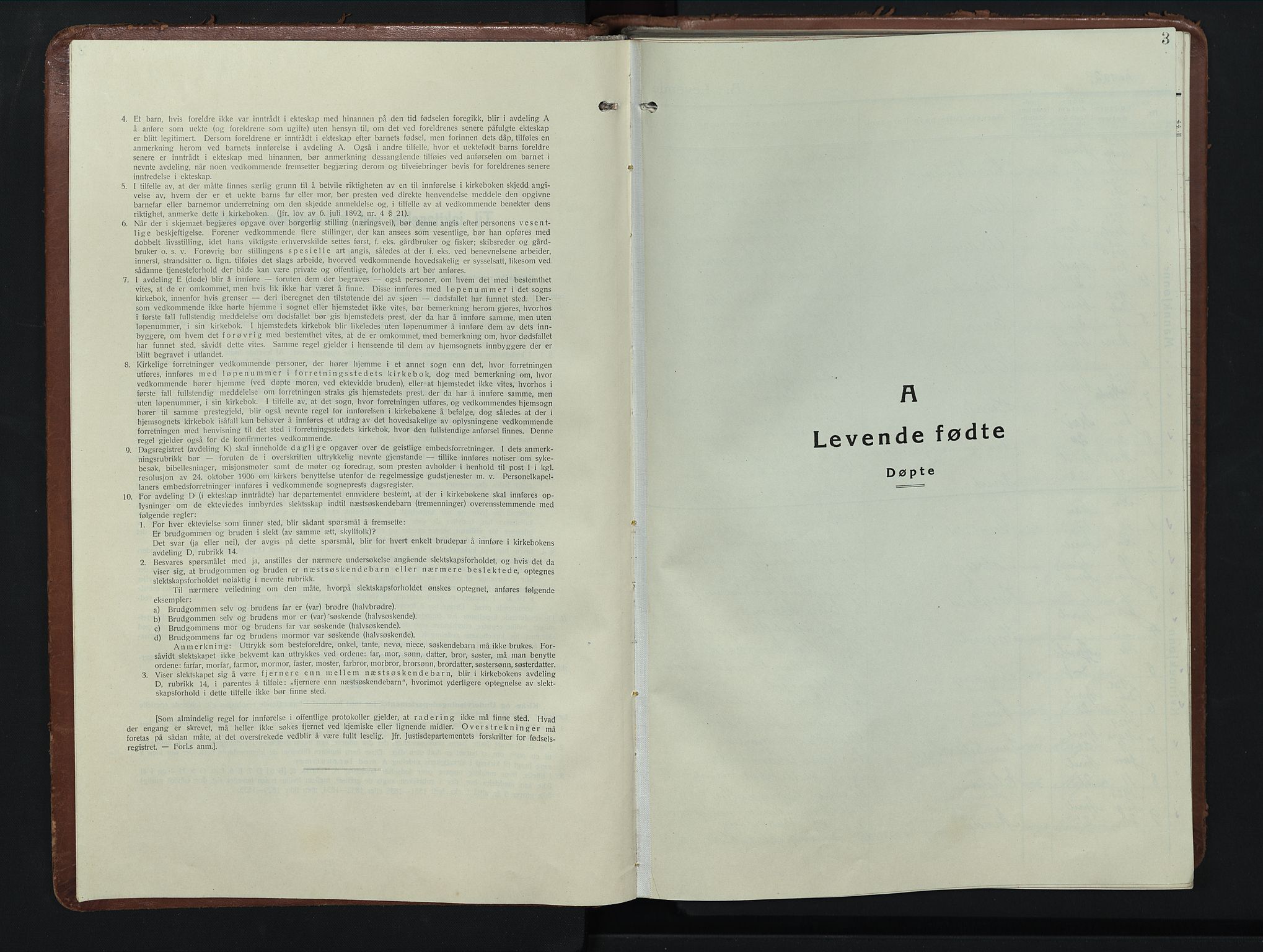 Stange prestekontor, SAH/PREST-002/L/L0019: Klokkerbok nr. 19, 1929-1947, s. 3