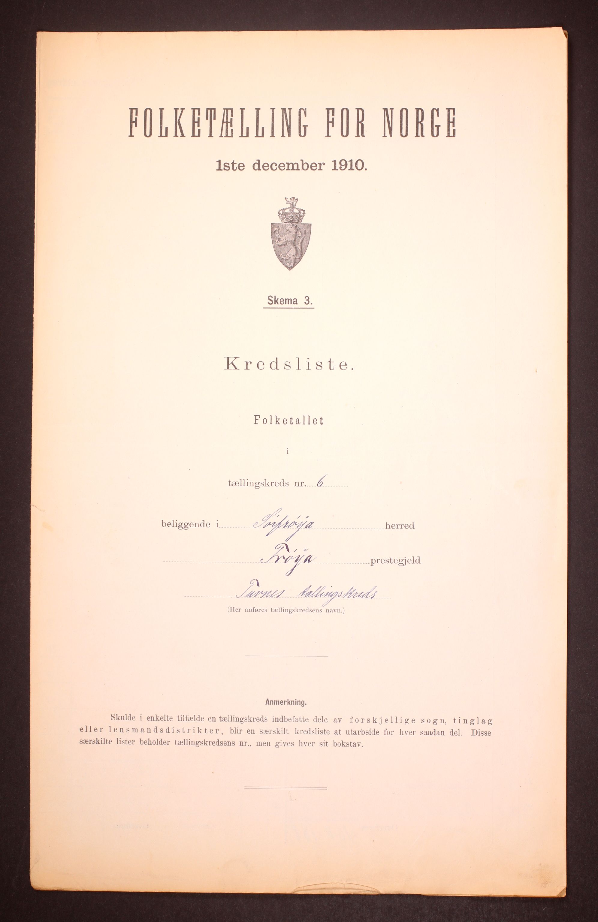 RA, Folketelling 1910 for 1619 Sør-Frøya herred, 1910, s. 19
