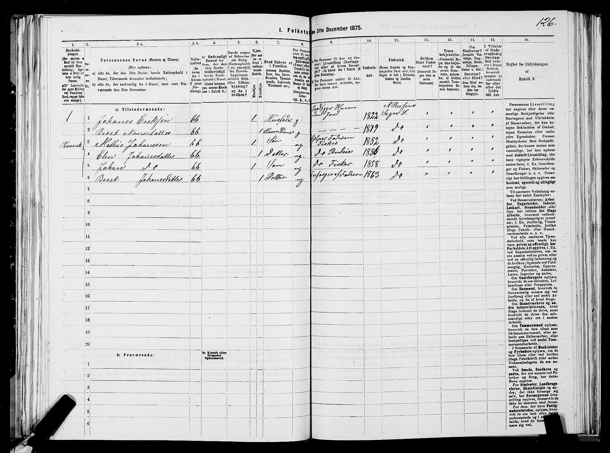 SATØ, Folketelling 1875 for 1941P Skjervøy prestegjeld, 1875, s. 4126