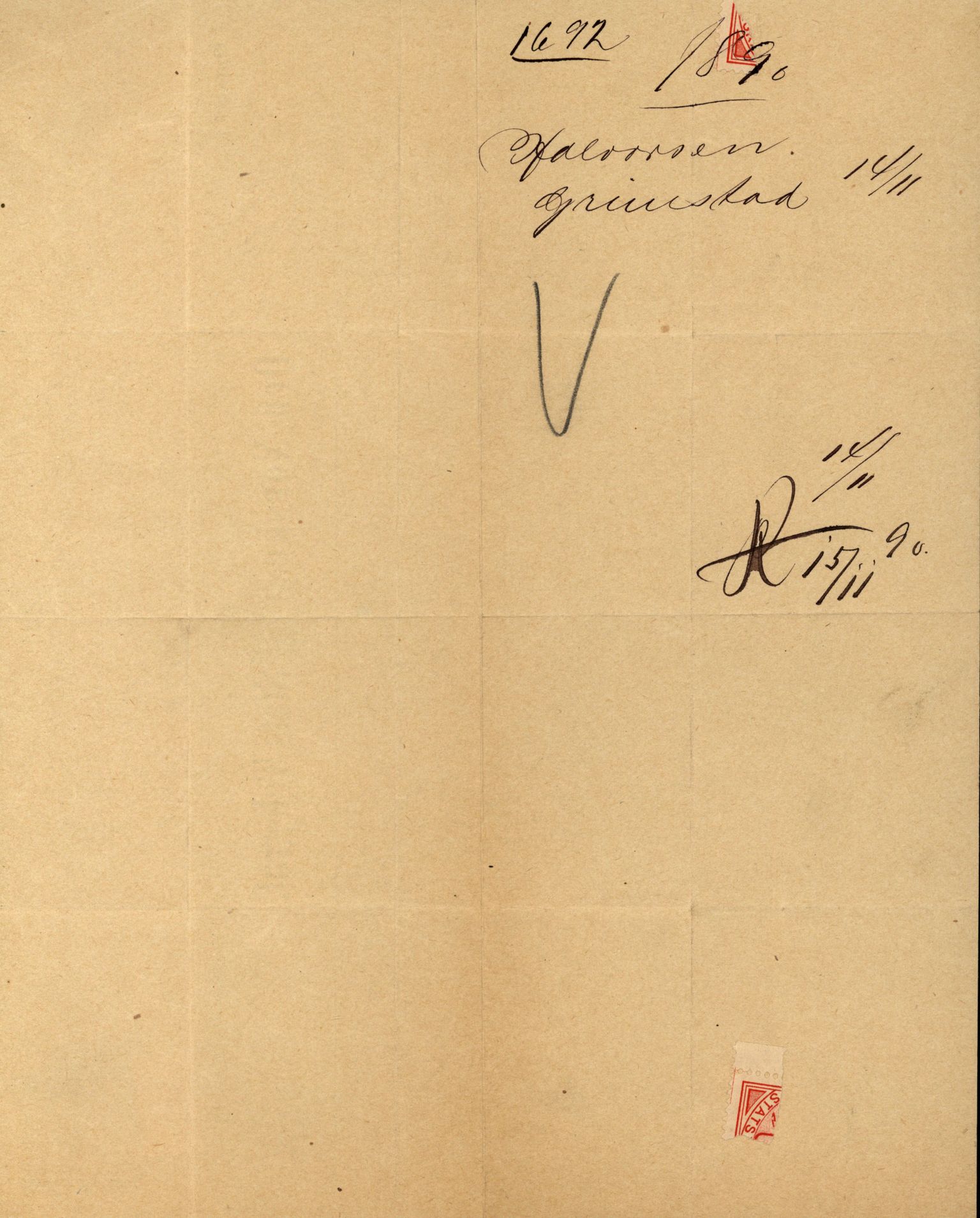 Pa 63 - Østlandske skibsassuranceforening, VEMU/A-1079/G/Ga/L0026/0002: Havaridokumenter / Dovre, Dictator, Ella, Elizabeth Morton, 1890, s. 94