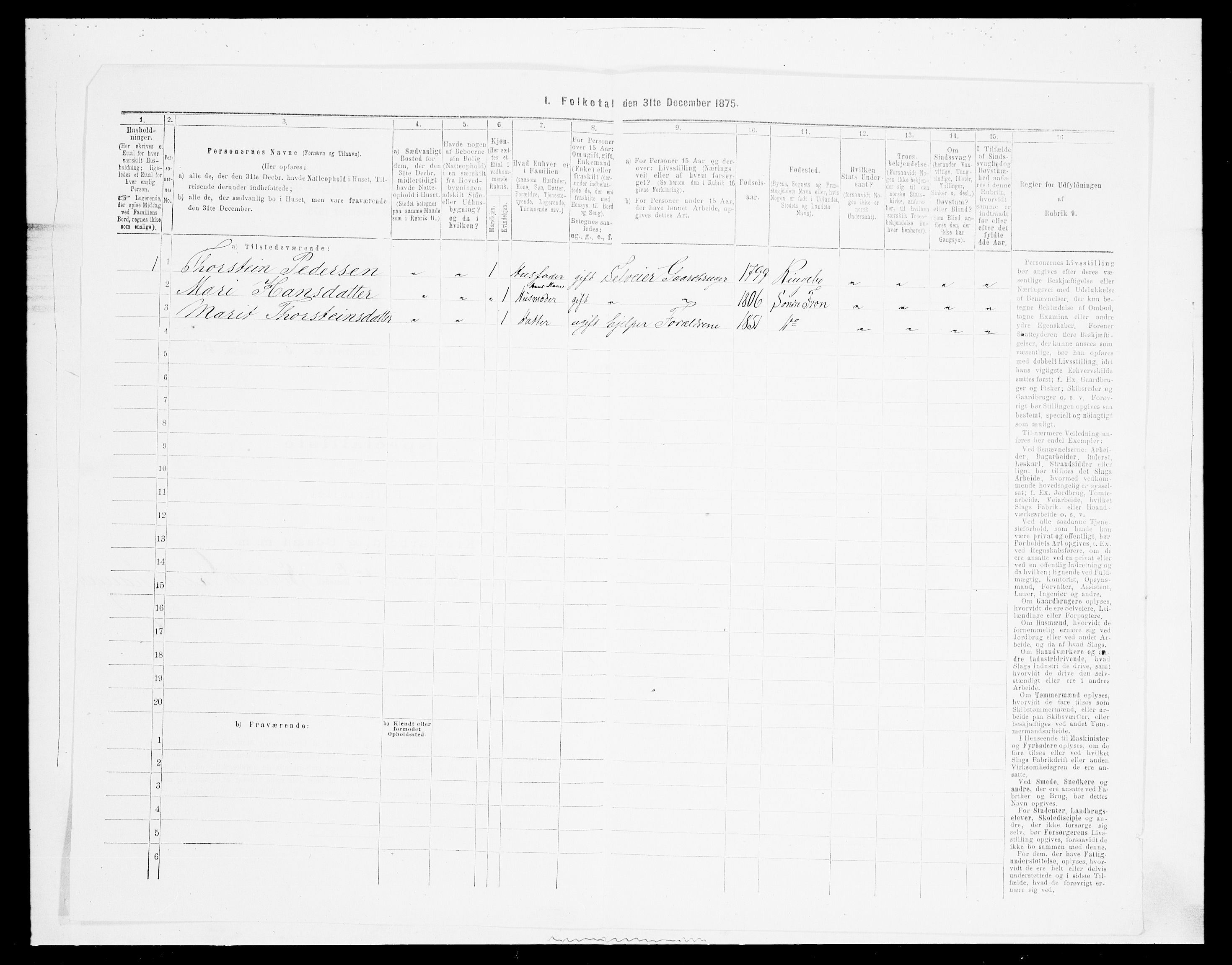 SAH, Folketelling 1875 for 0519P Sør-Fron prestegjeld, 1875, s. 838