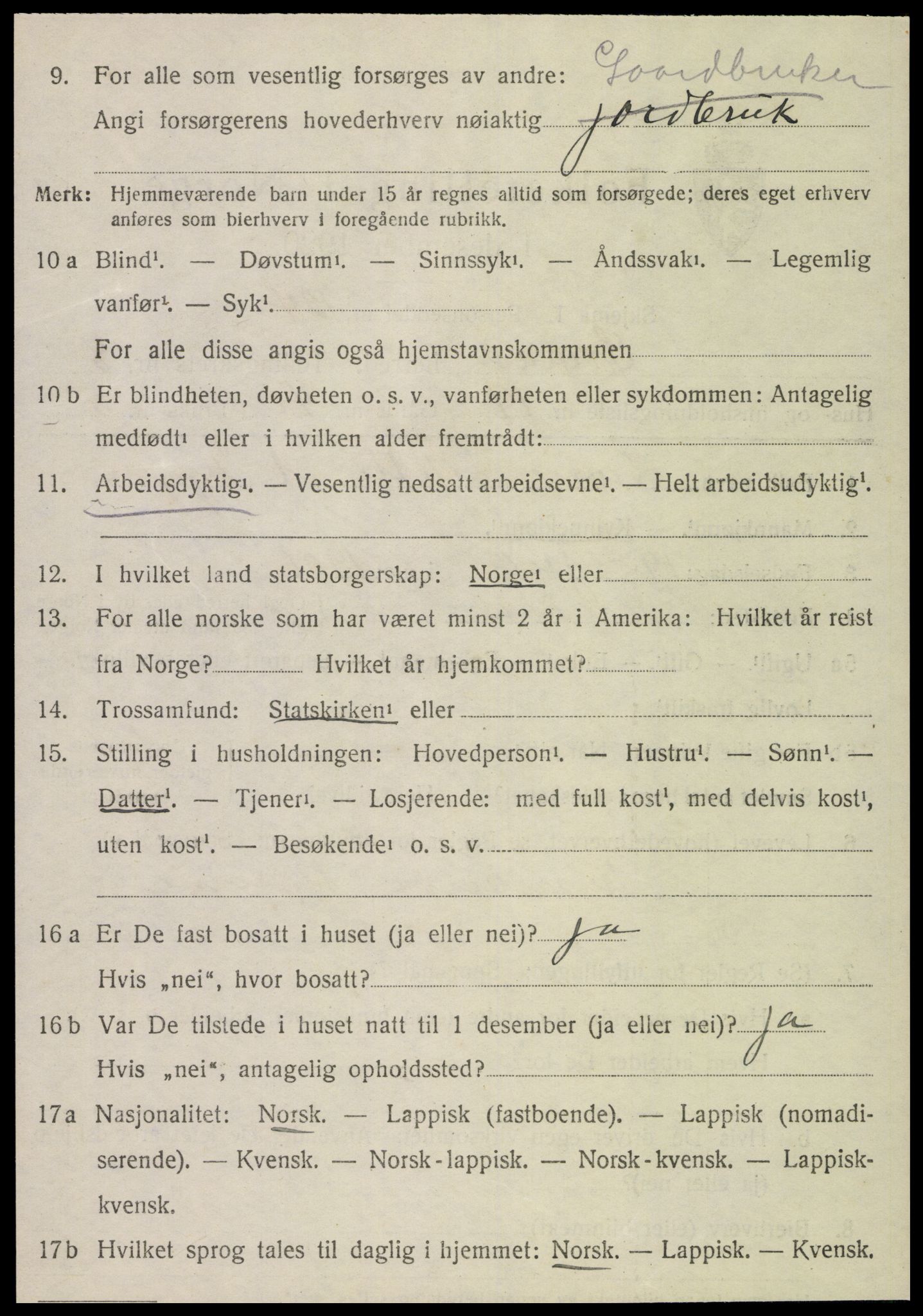 SAT, Folketelling 1920 for 1736 Snåsa herred, 1920, s. 3417