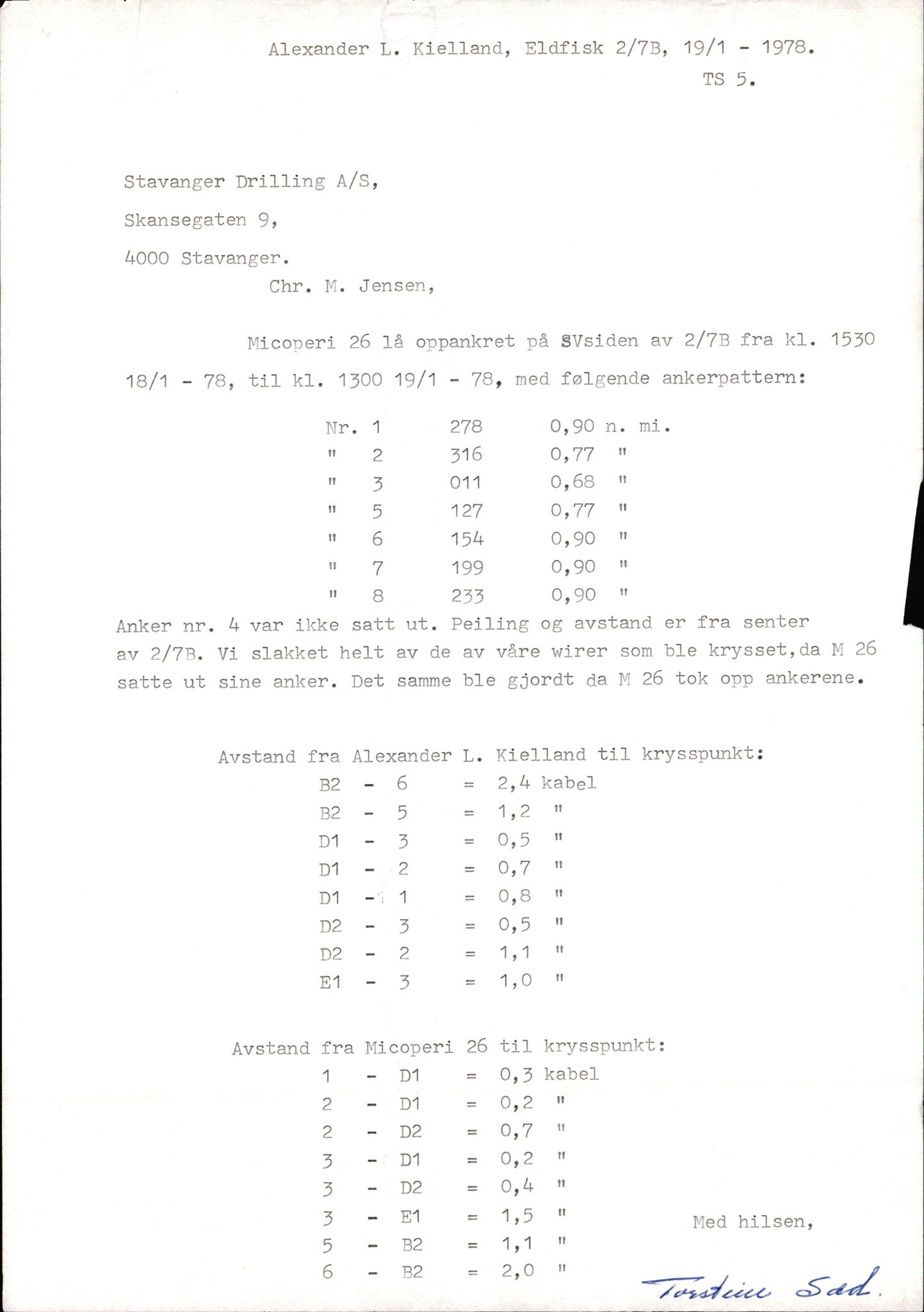 Pa 1503 - Stavanger Drilling AS, AV/SAST-A-101906/2/E/Eb/Eba/L0010: Sak og korrespondanse, 1977-1981