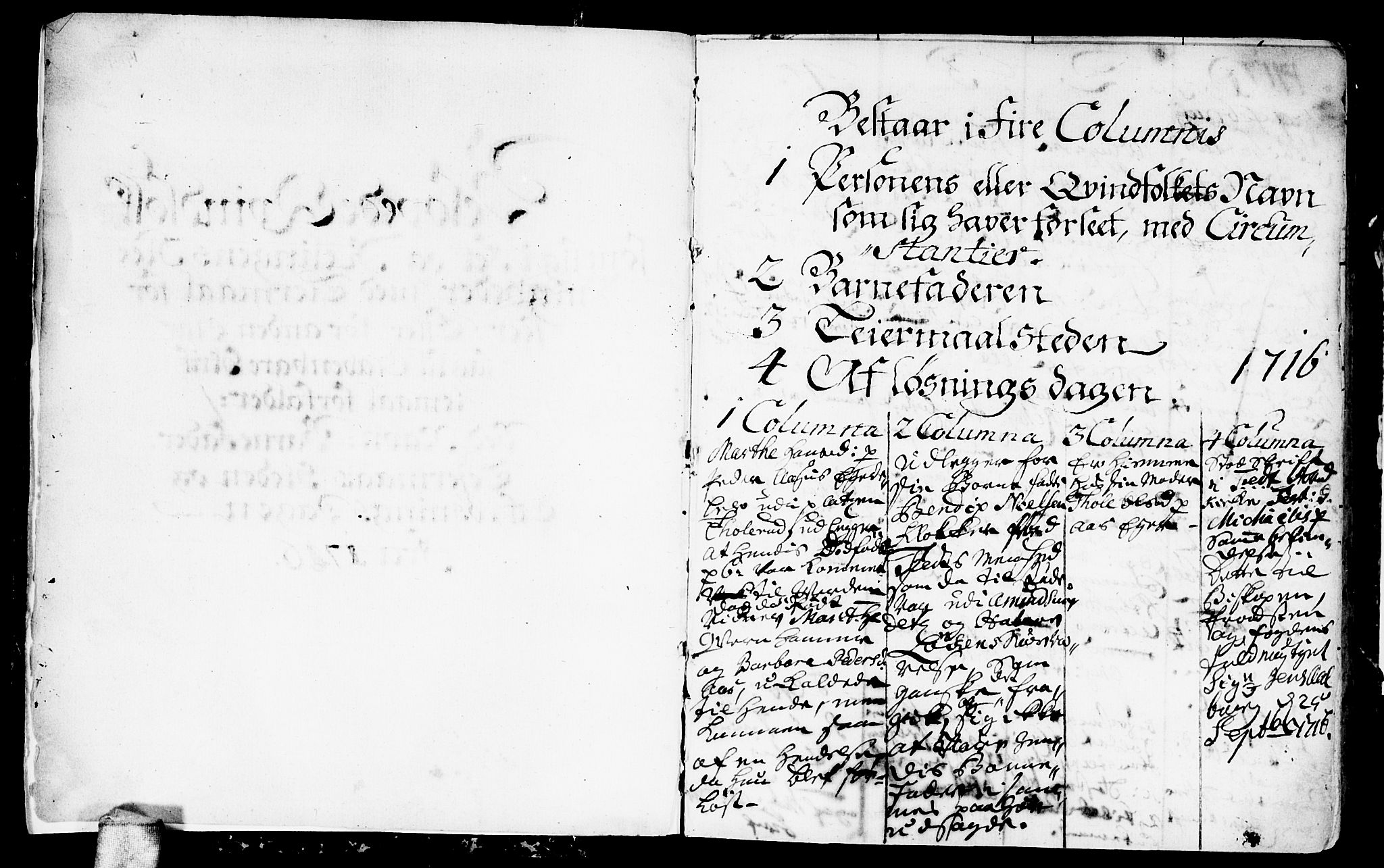 Fet prestekontor Kirkebøker, SAO/A-10370a/F/Fa/L0002: Ministerialbok nr. I 2, 1716-1815, s. 2