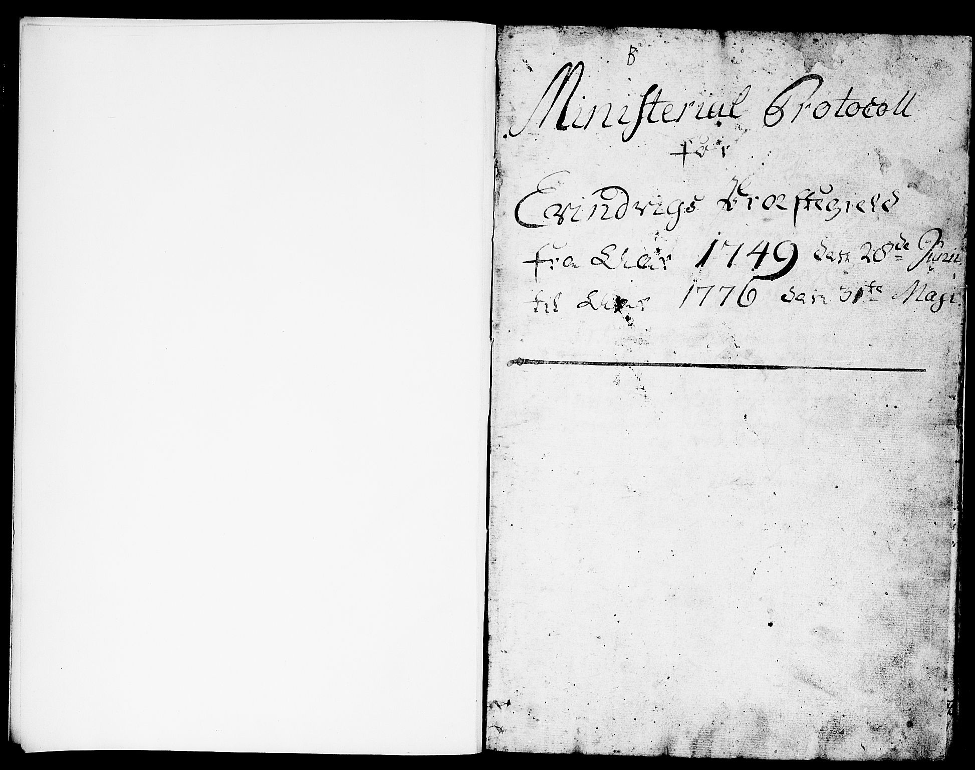 Gulen sokneprestembete, AV/SAB-A-80201/H/Haa/Haaa/L0012: Ministerialbok nr. A 12, 1749-1776