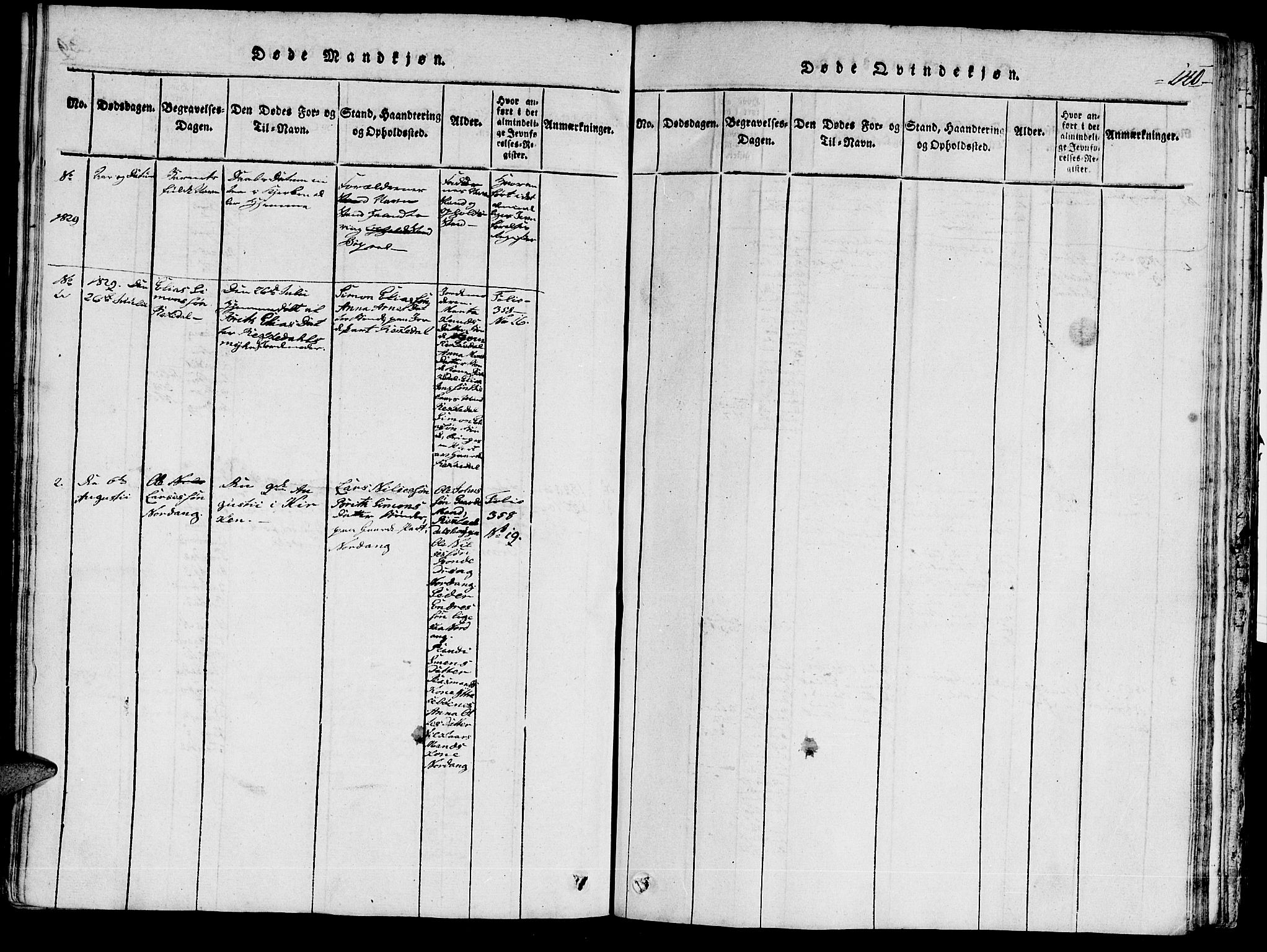 Ministerialprotokoller, klokkerbøker og fødselsregistre - Møre og Romsdal, AV/SAT-A-1454/515/L0207: Ministerialbok nr. 515A03, 1819-1829, s. 140