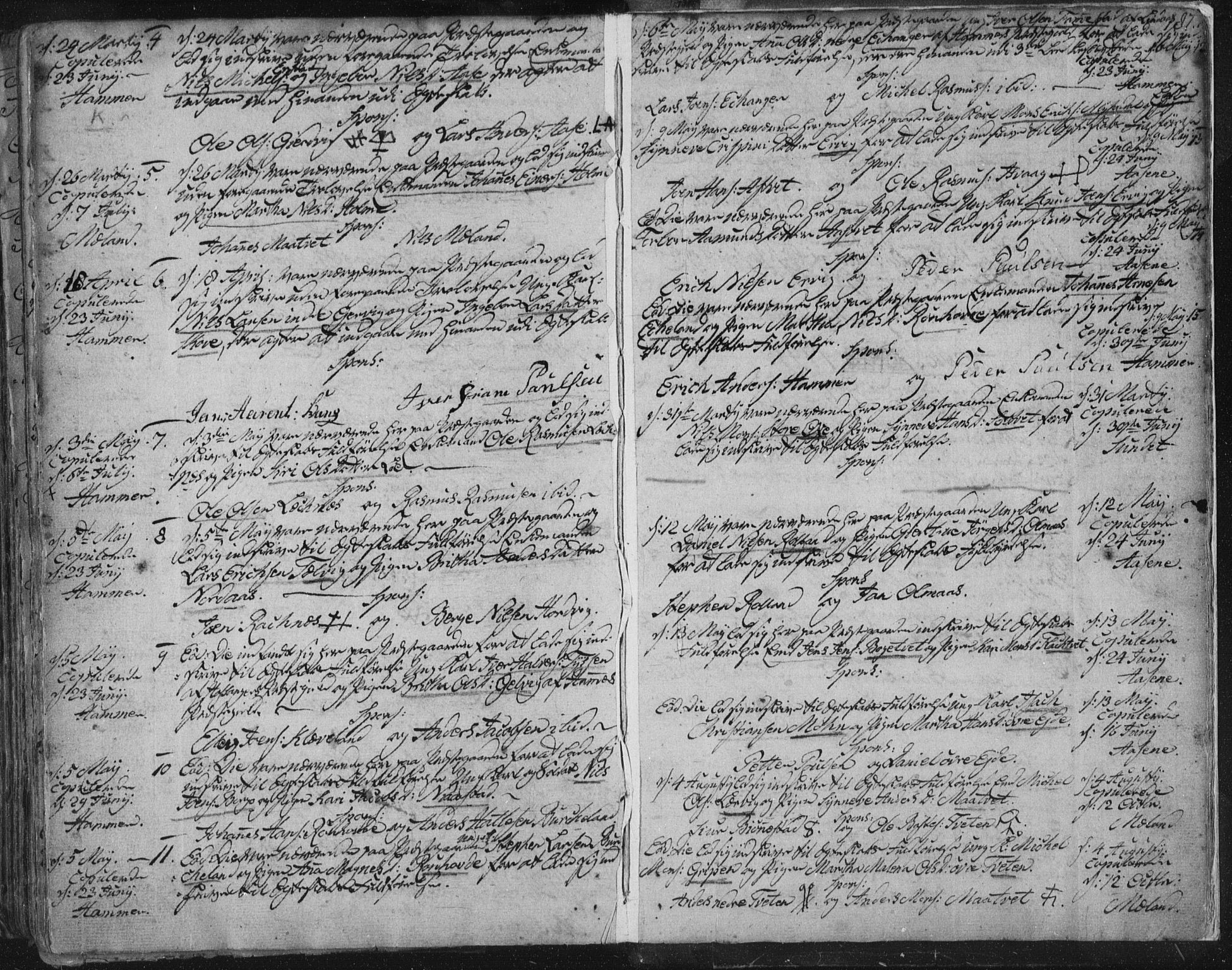 Hamre sokneprestembete, AV/SAB-A-75501/H/Ha/Haa/Haaa/L0008: Ministerialbok nr. A 8, 1778-1804, s. 187