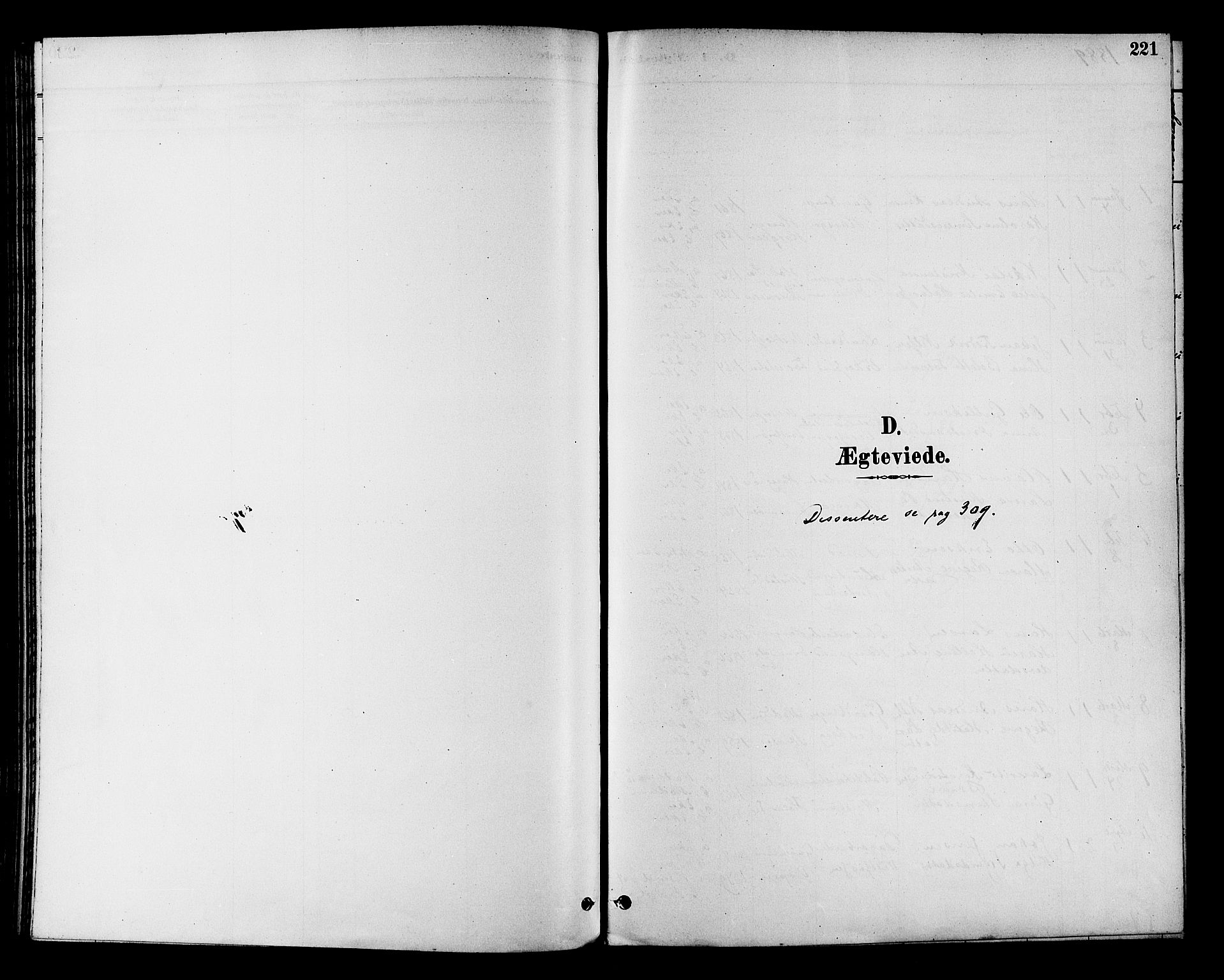 Eiker kirkebøker, SAKO/A-4/F/Fb/L0002: Ministerialbok nr. II 2, 1889-1896, s. 221